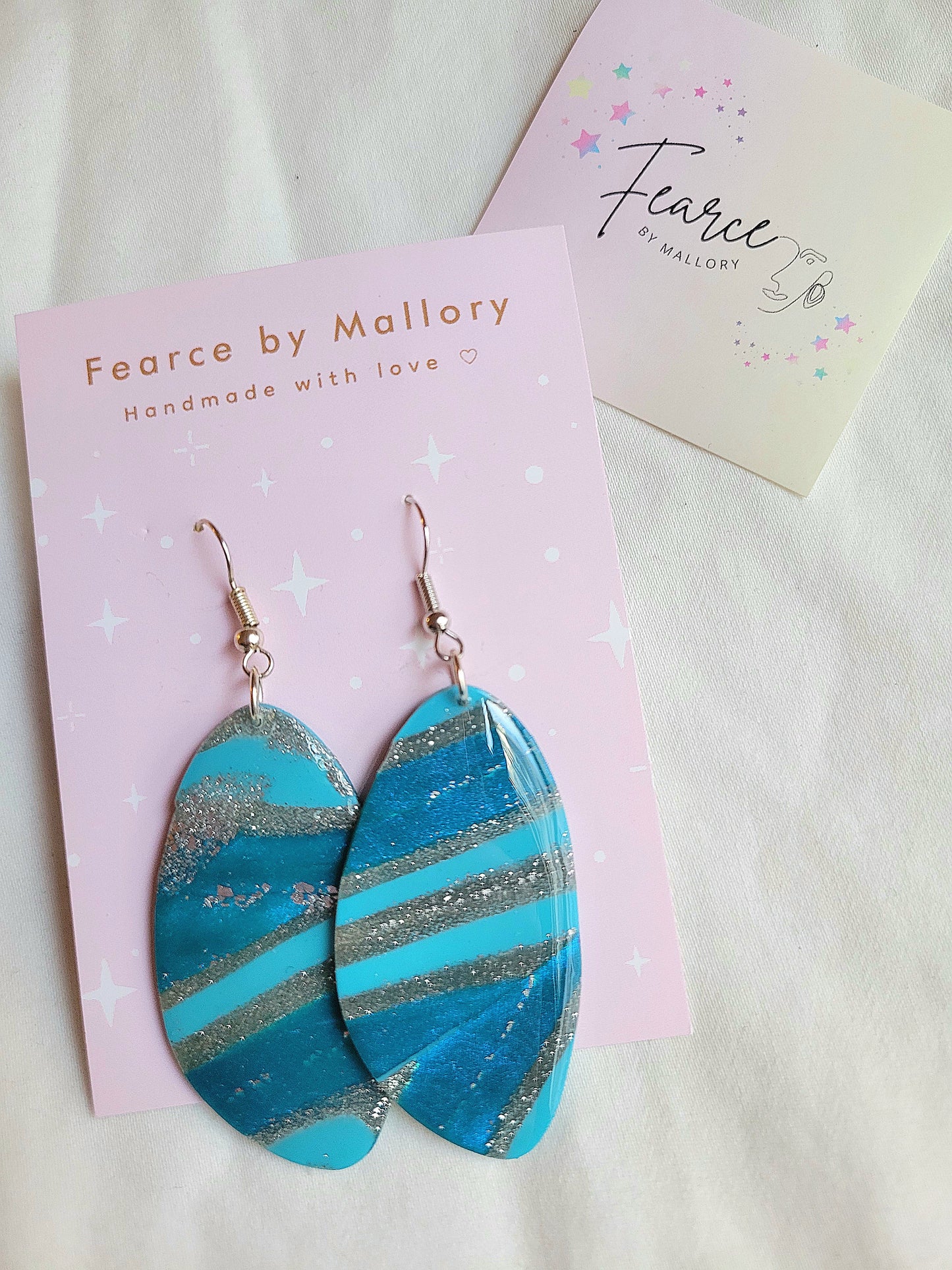 Blue Glam Dangles