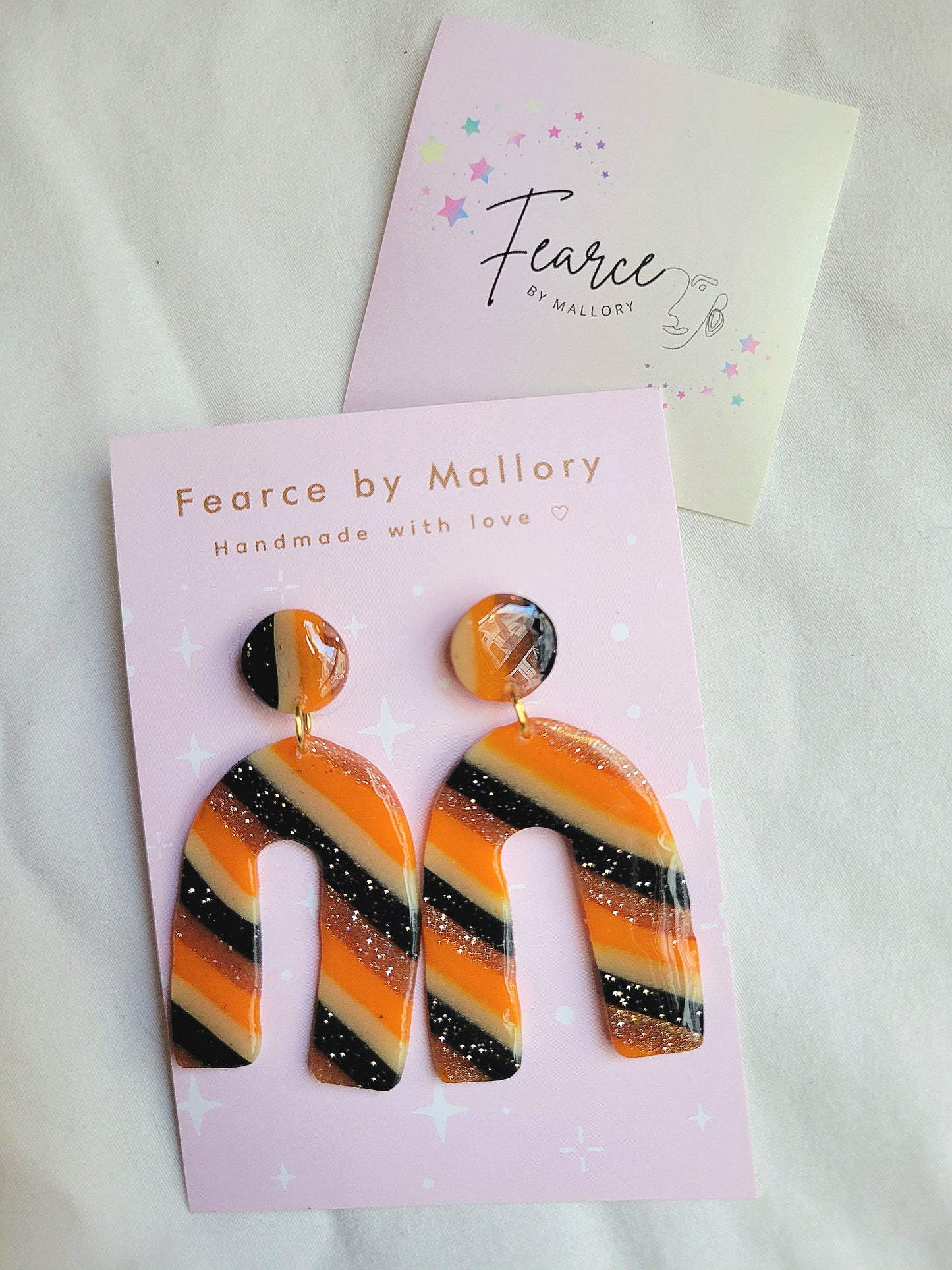 Glow-in-the-dark Glam Earrings