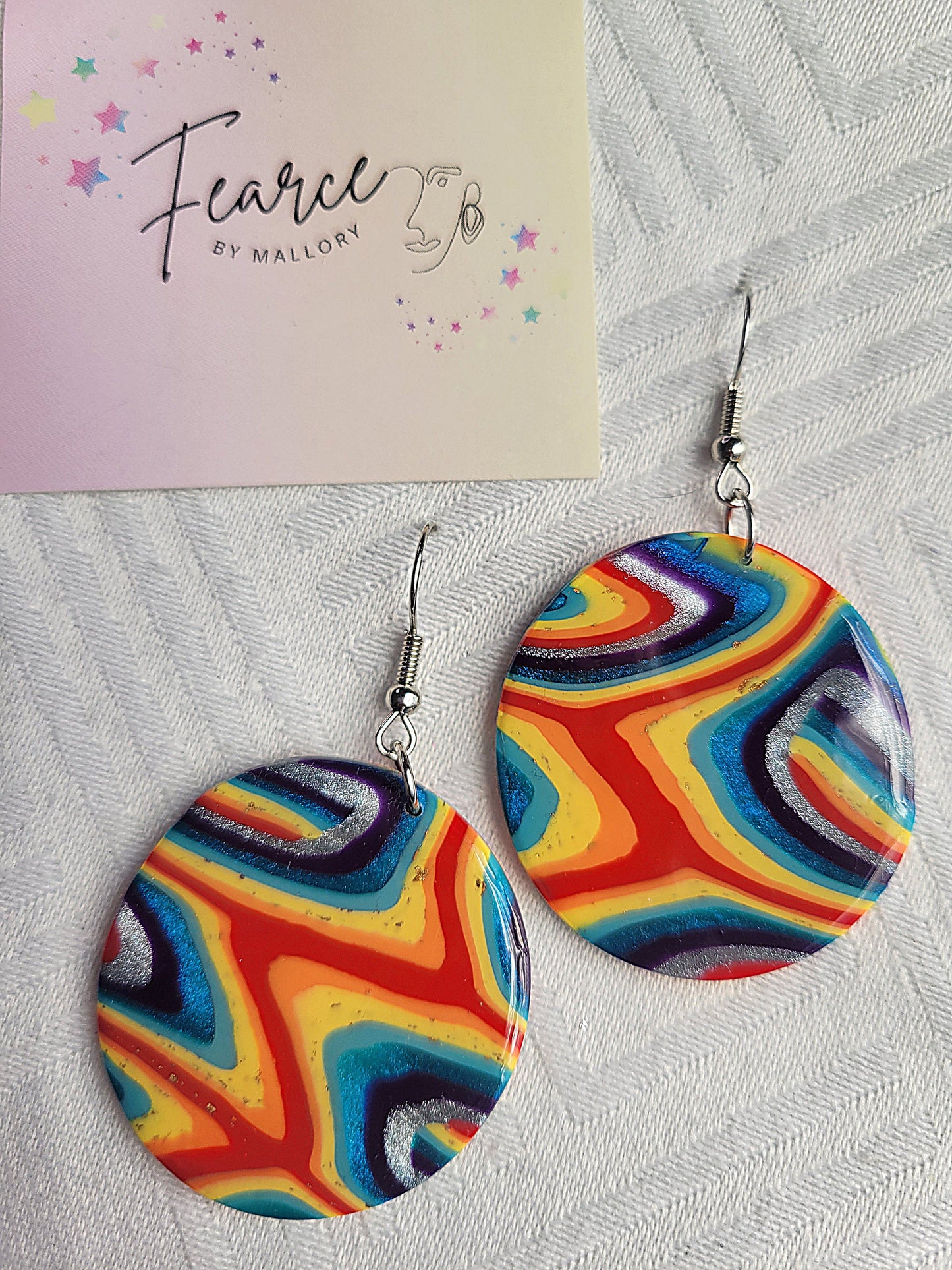 Rainbow Hippie Dangles