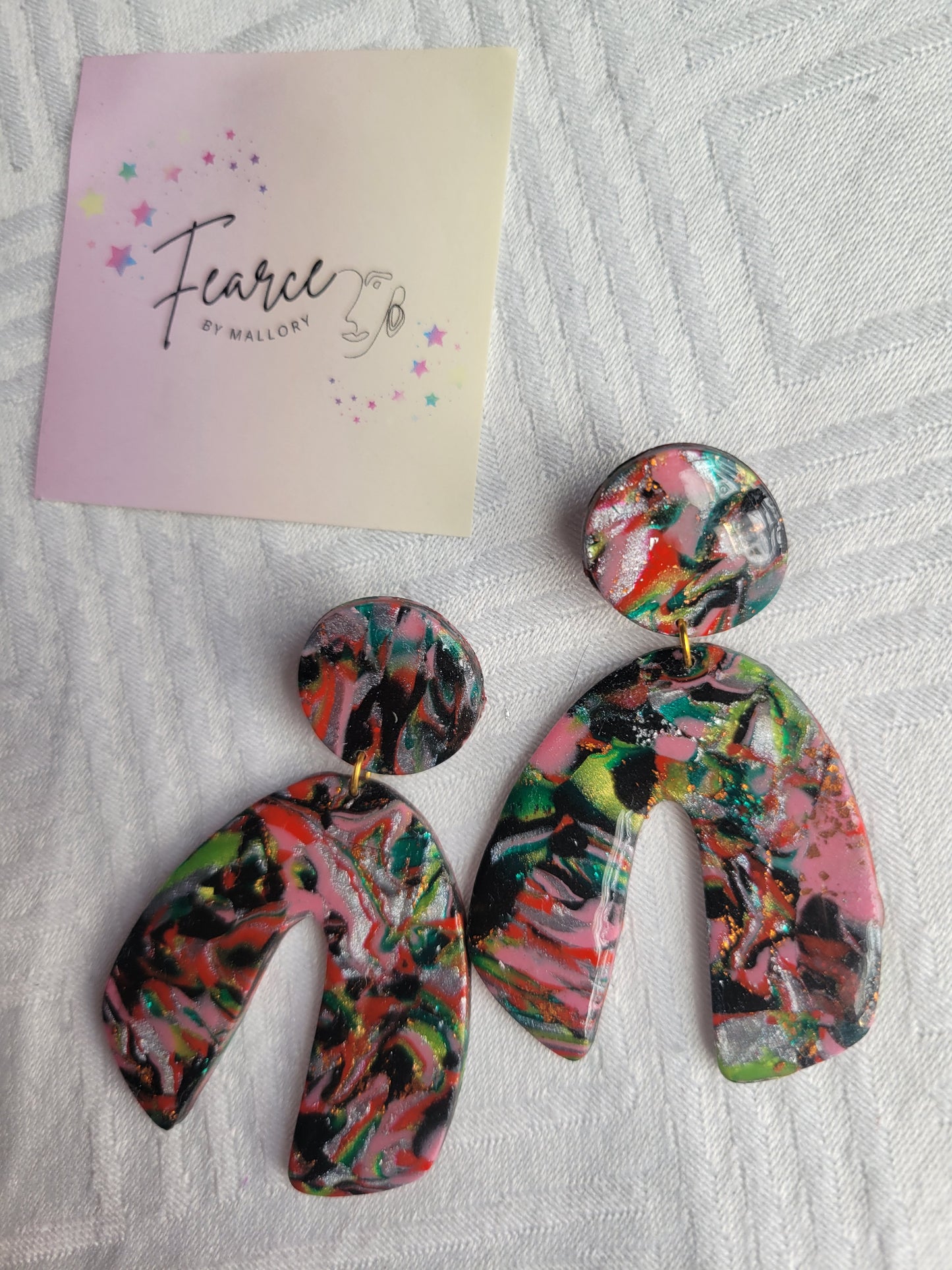 Mulitcolor Glam Earrings