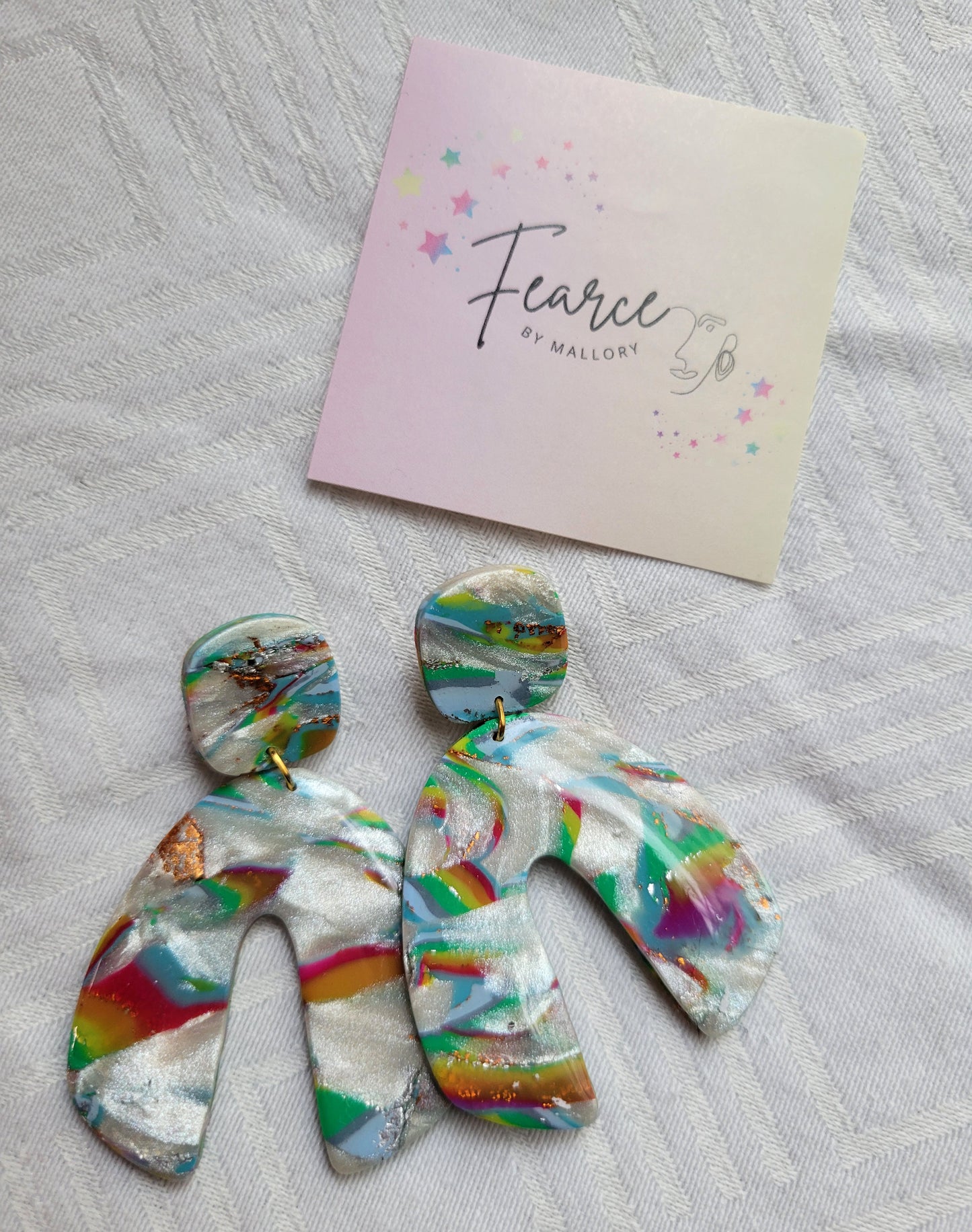 Rainbow Cloud Earrings
