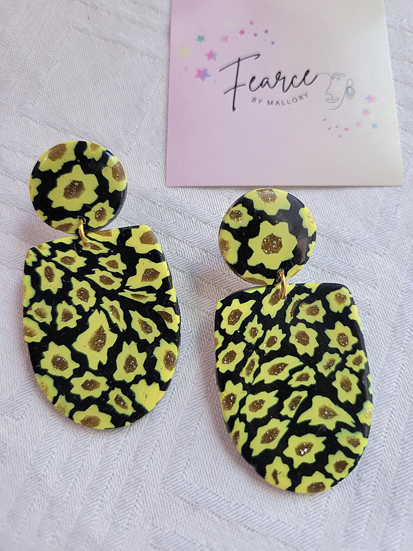 Dizzy Sunflower Earrings