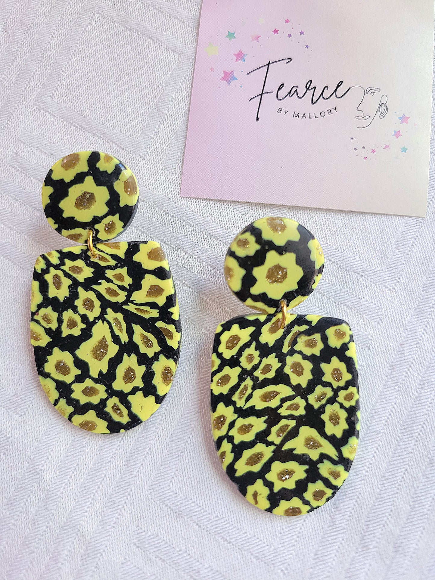 Dizzy Sunflower Earrings