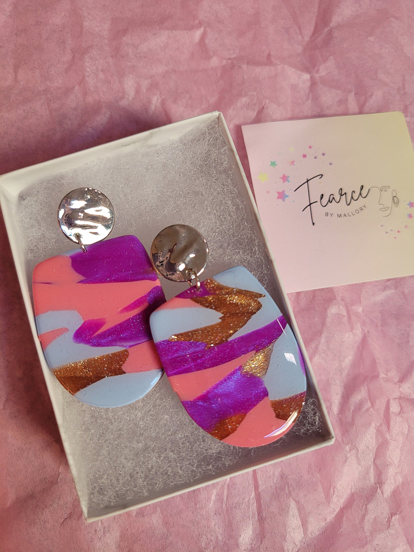 Pink Sky Earrings