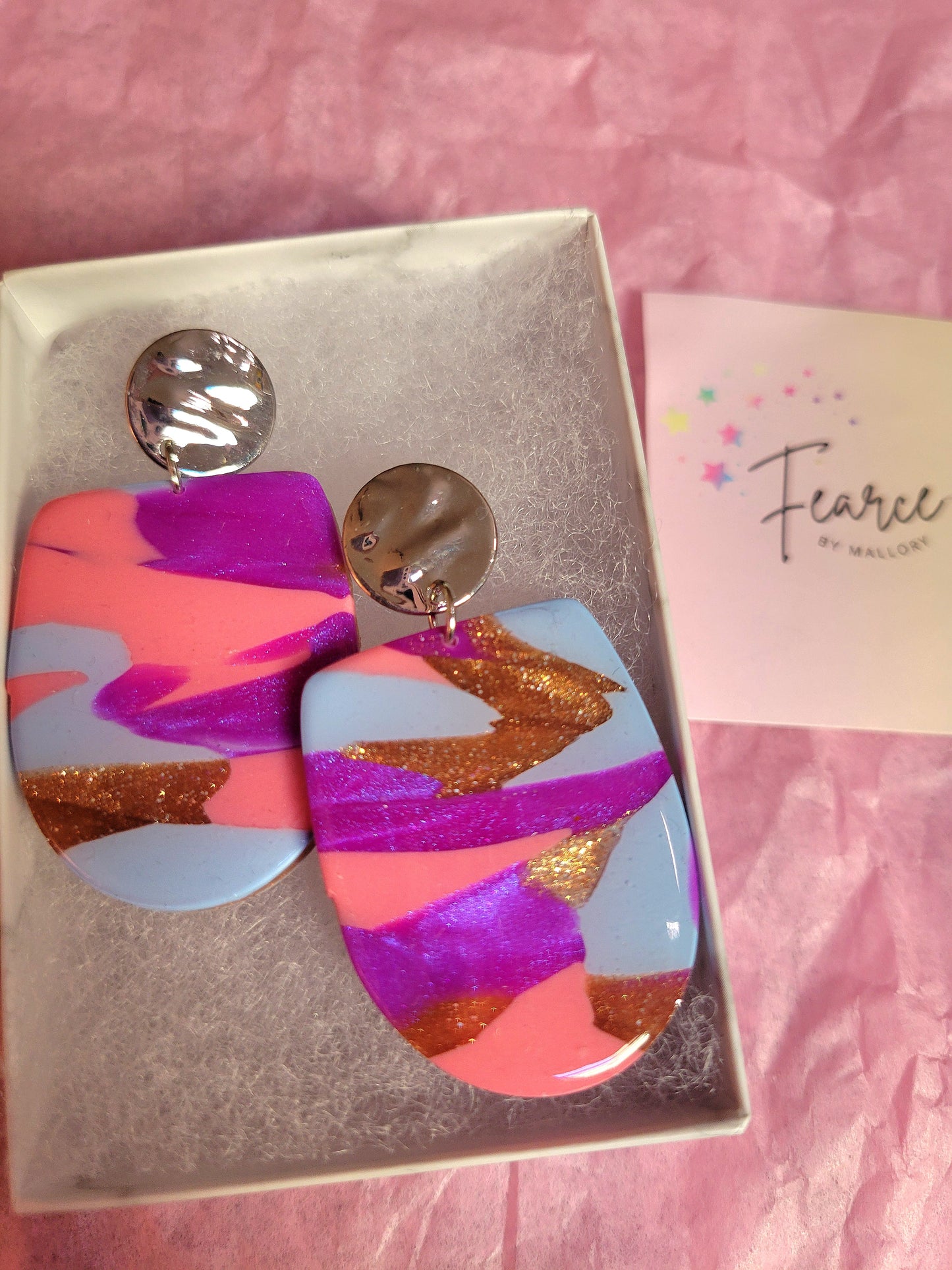 Pink Sky Earrings
