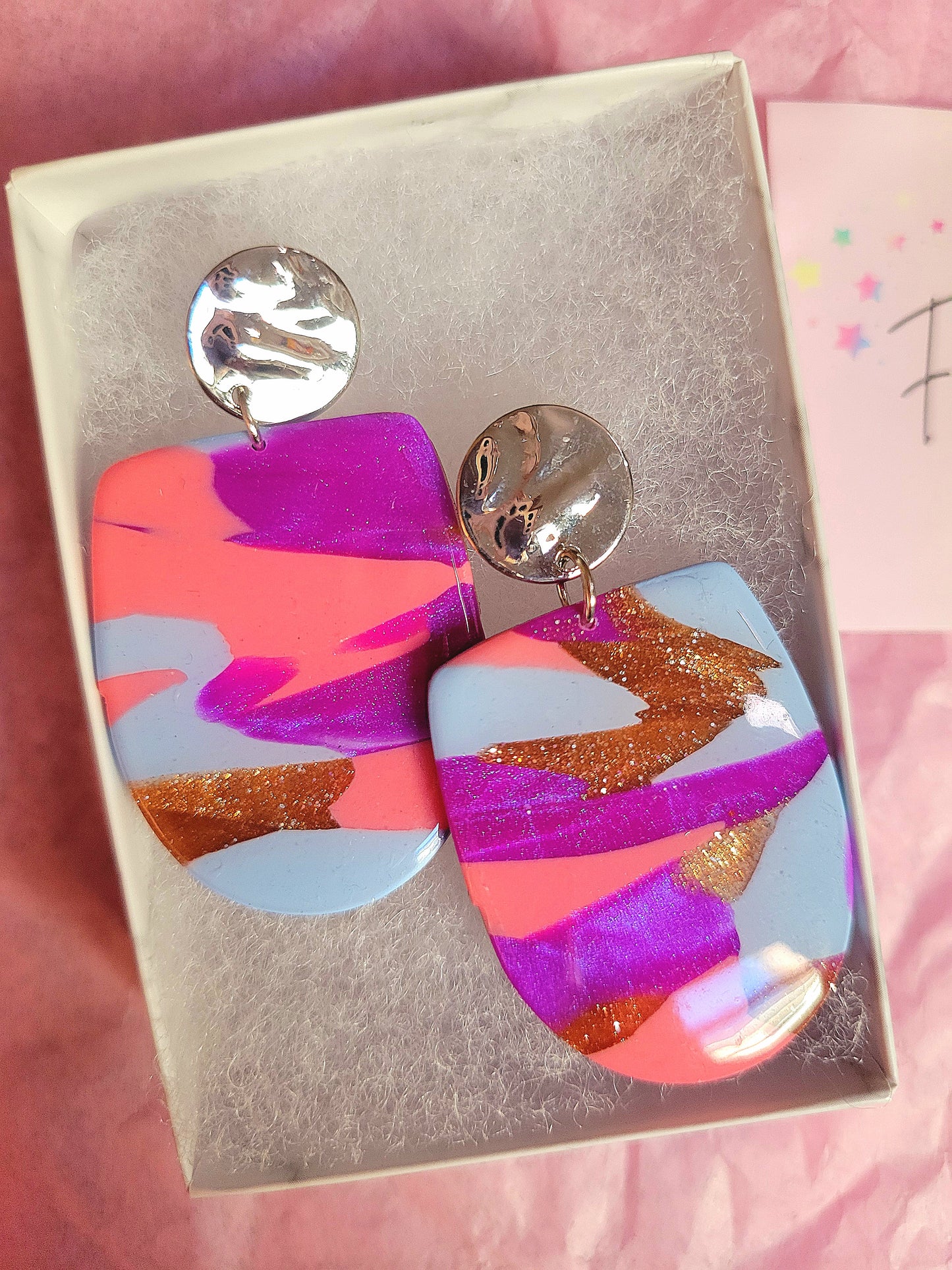 Pink Sky Earrings