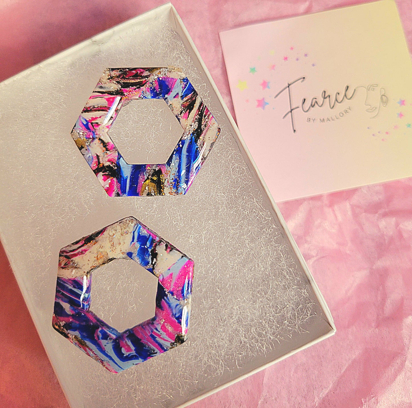 Multicolor Hexagon Shorties