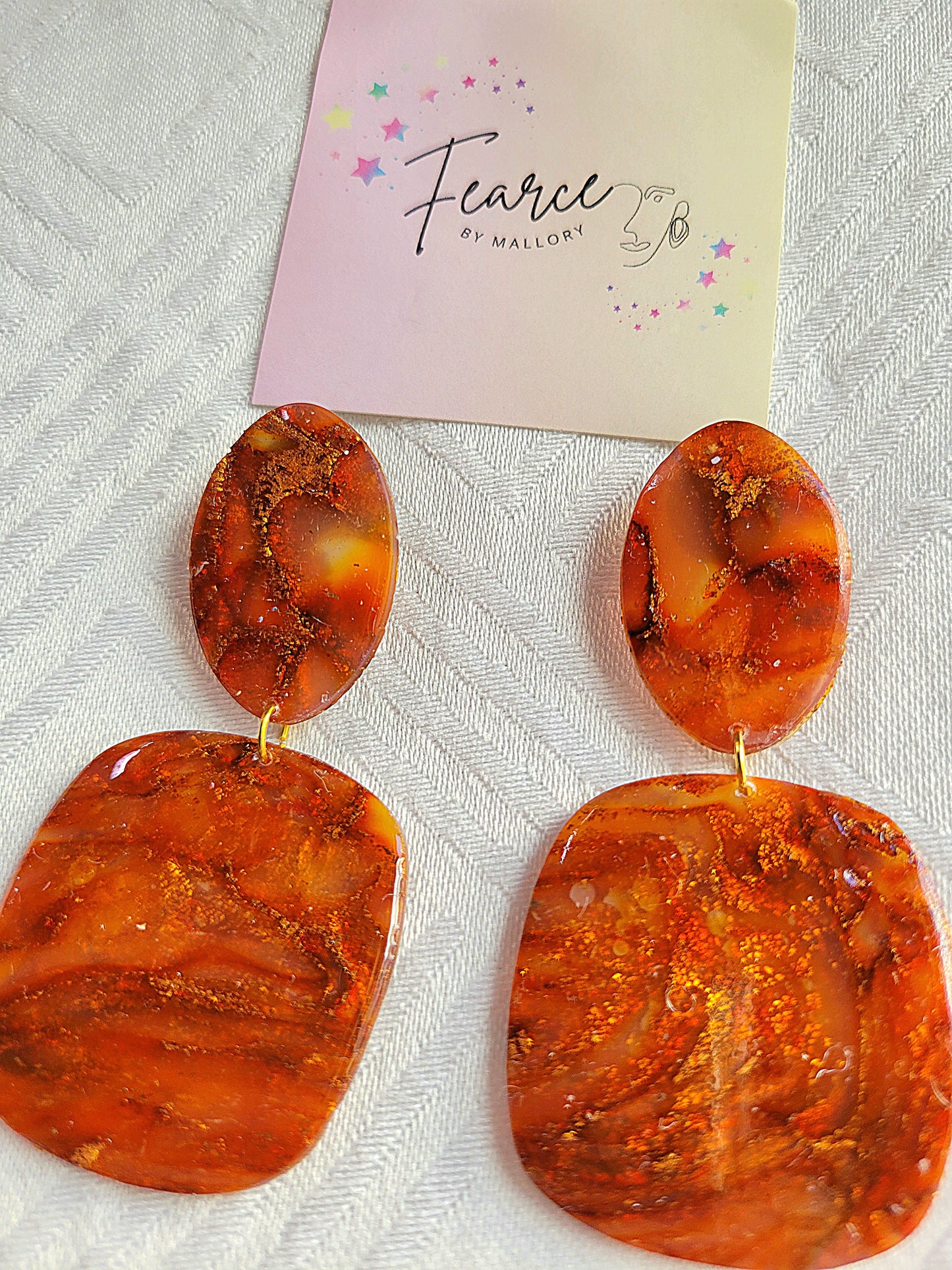 Copper Glam Earrings