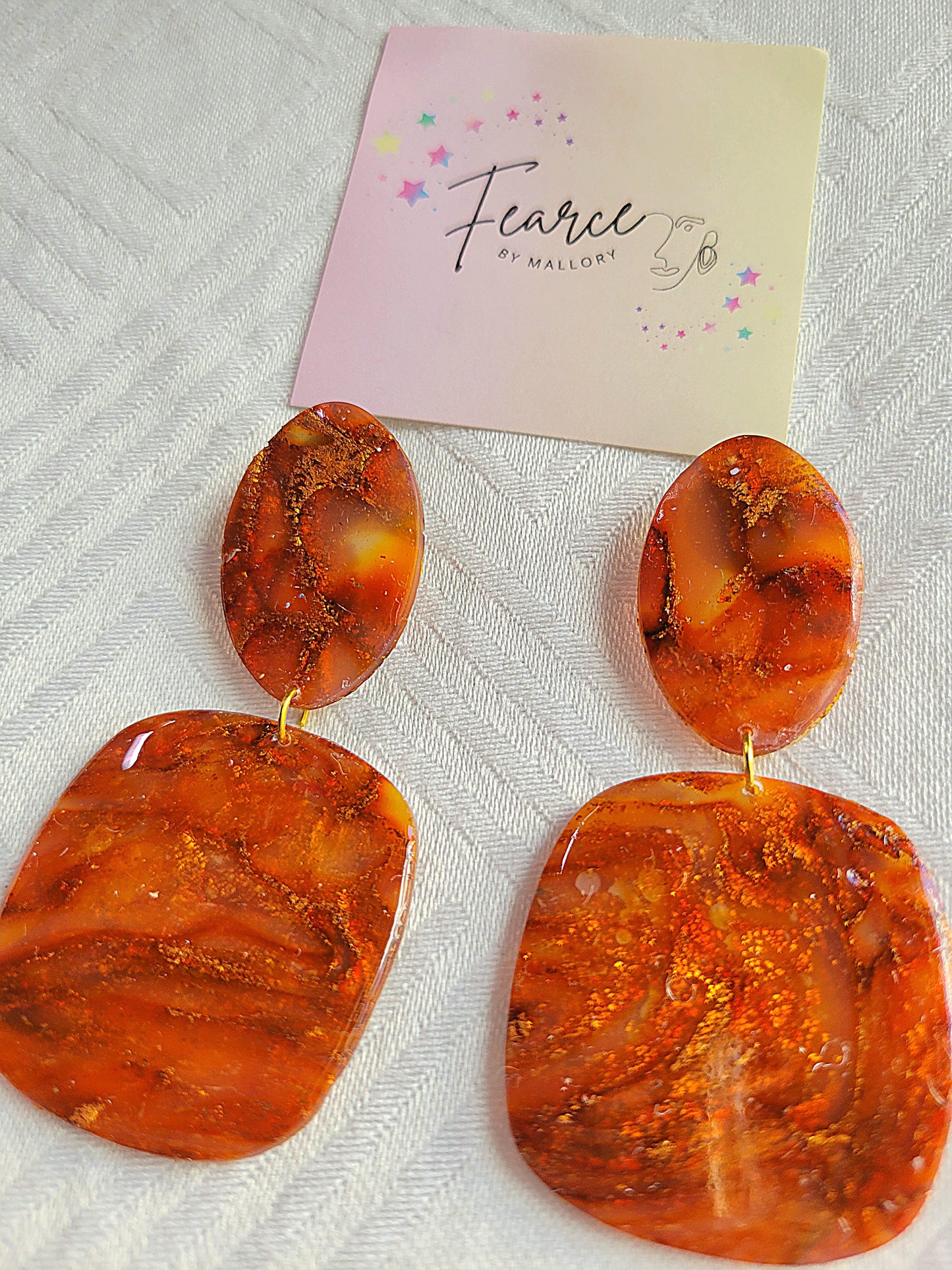 Copper Glam Earrings