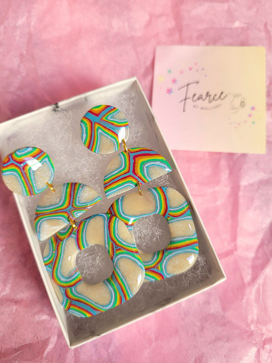 Rainbow Cloud Dangles