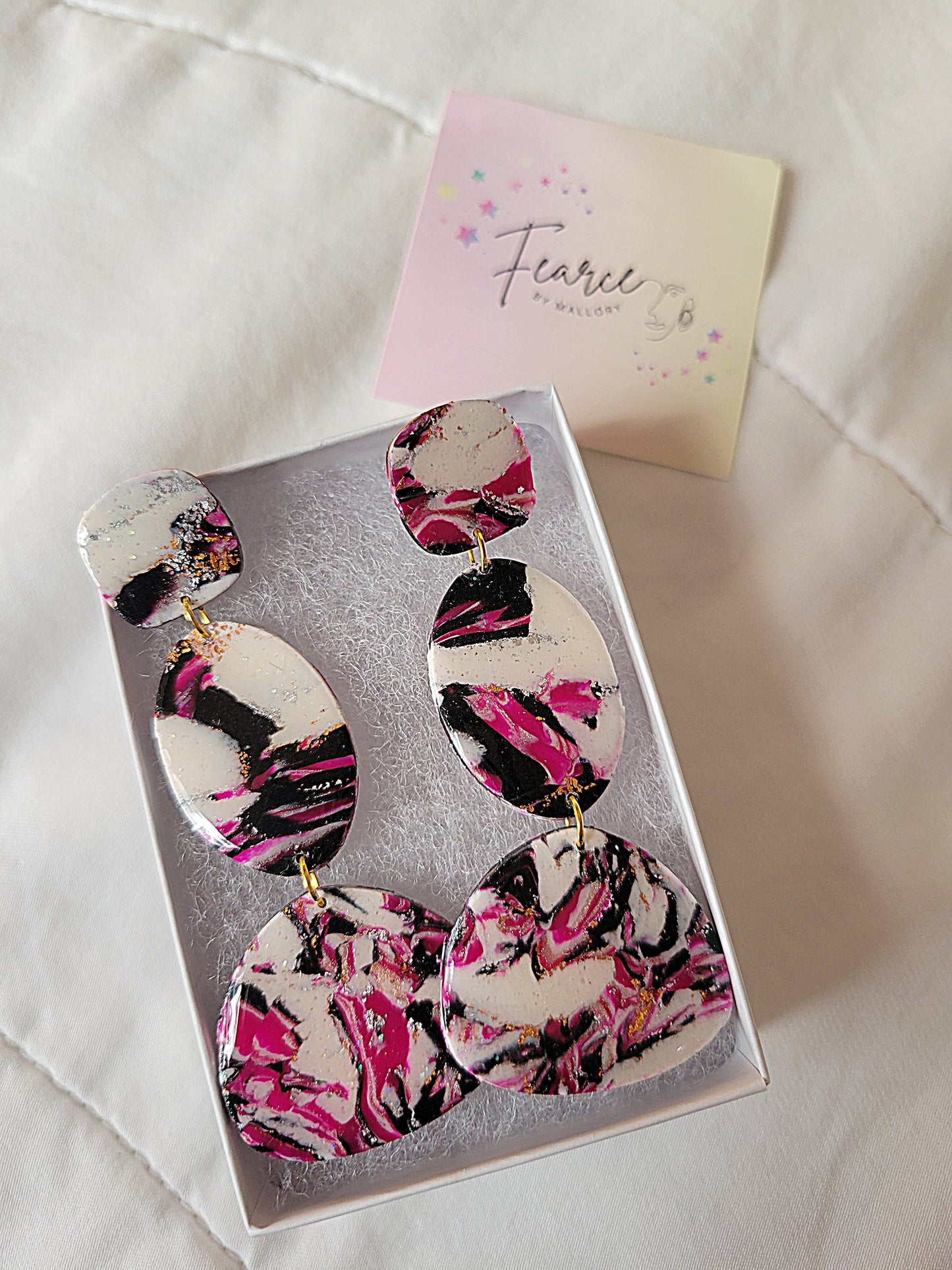 Dark Barbie Glam Earrings (Long)
