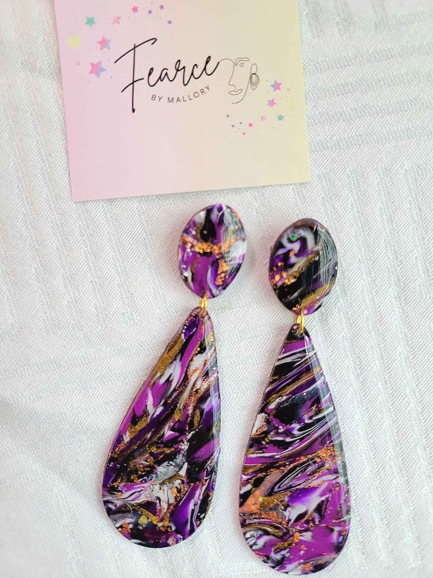 Purple Storm Teardrops