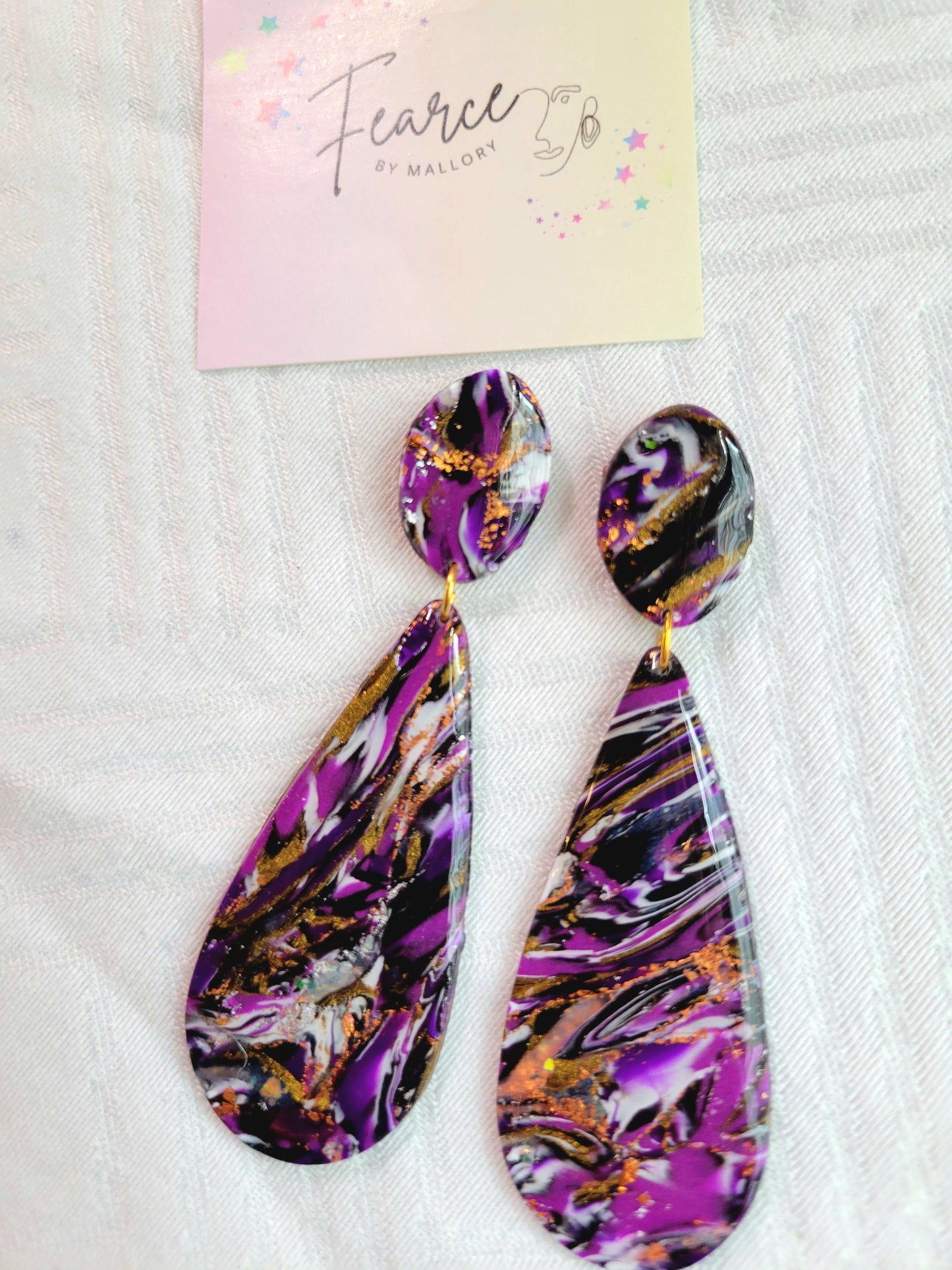 Purple Storm Teardrops
