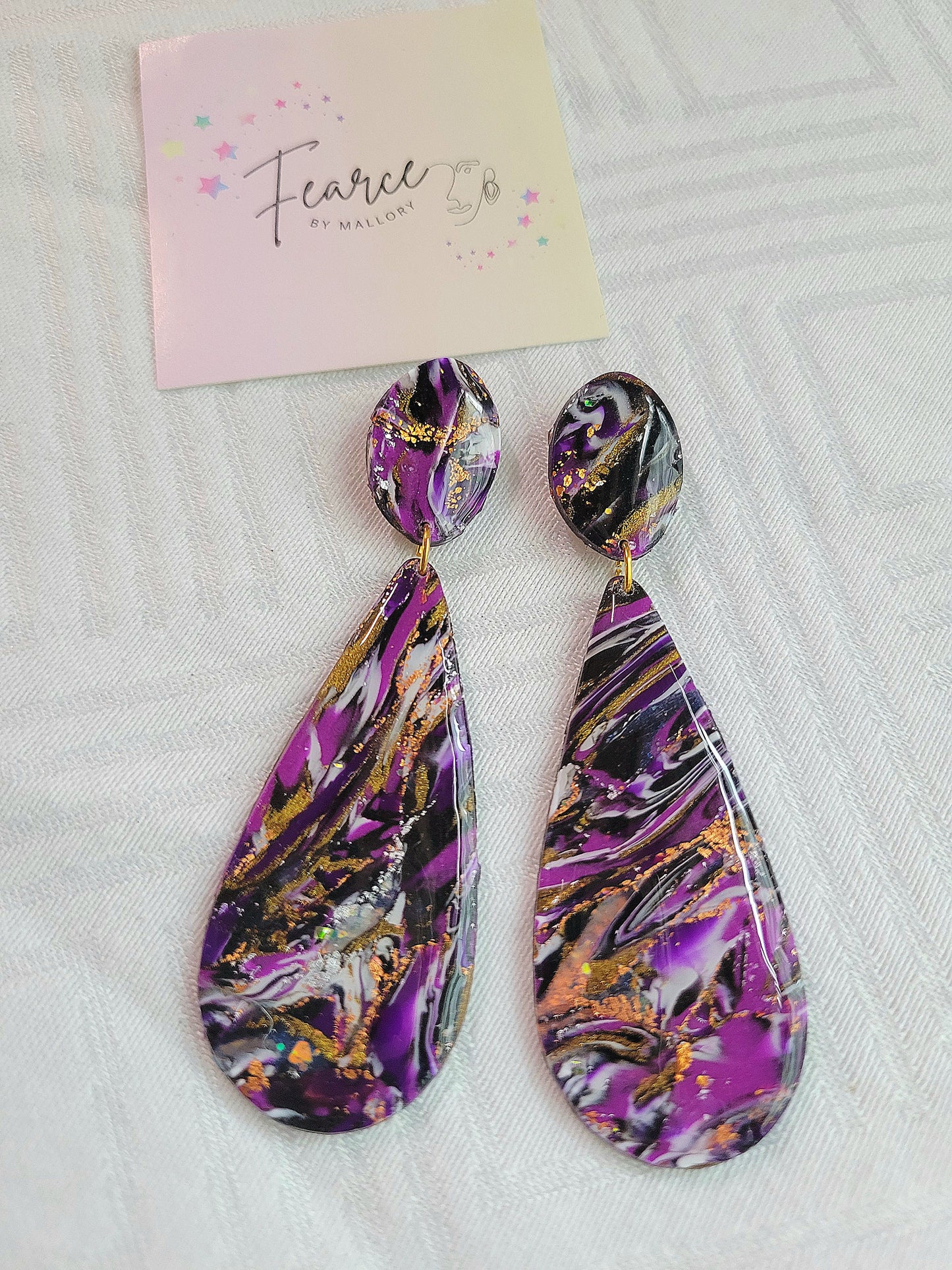 Purple Storm Teardrops