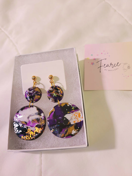 Royal Purple Circles