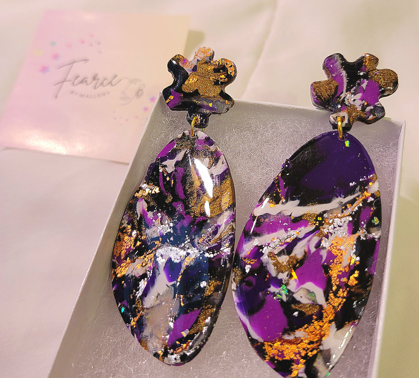 Royal Purple Dangles