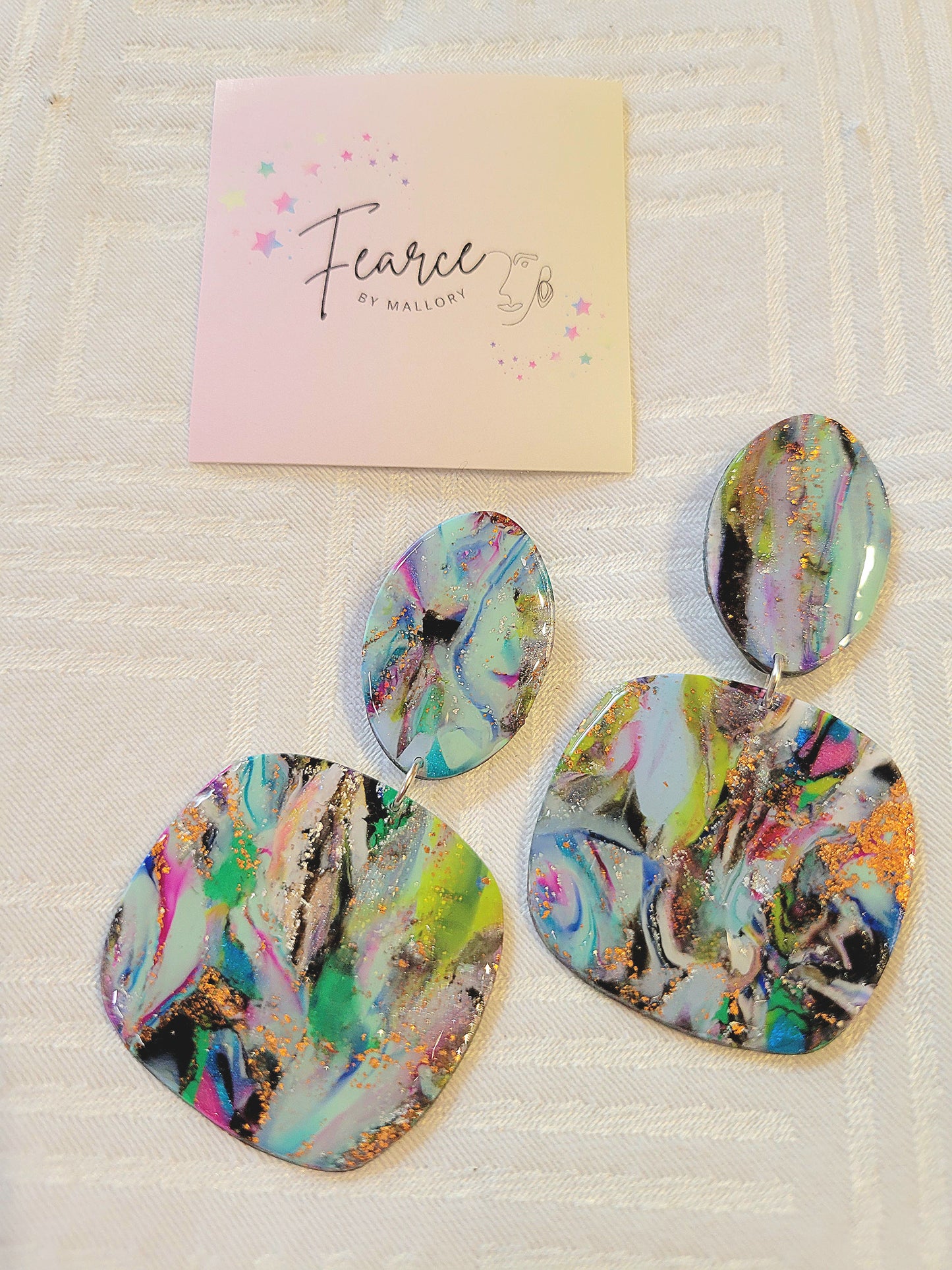 Electric Multicolor Earrings