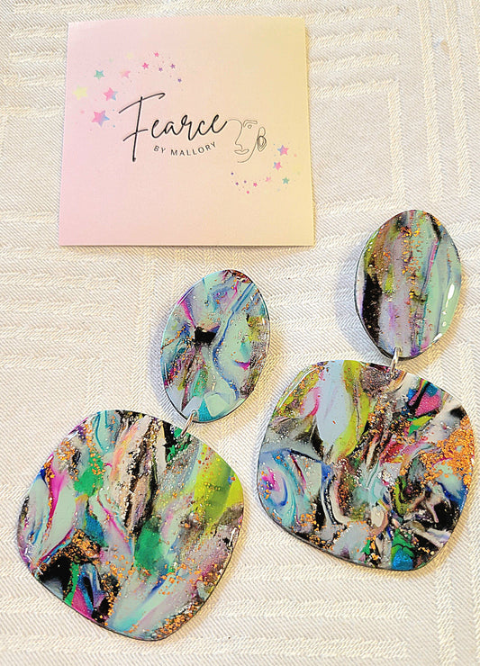 Electric Multicolor Earrings