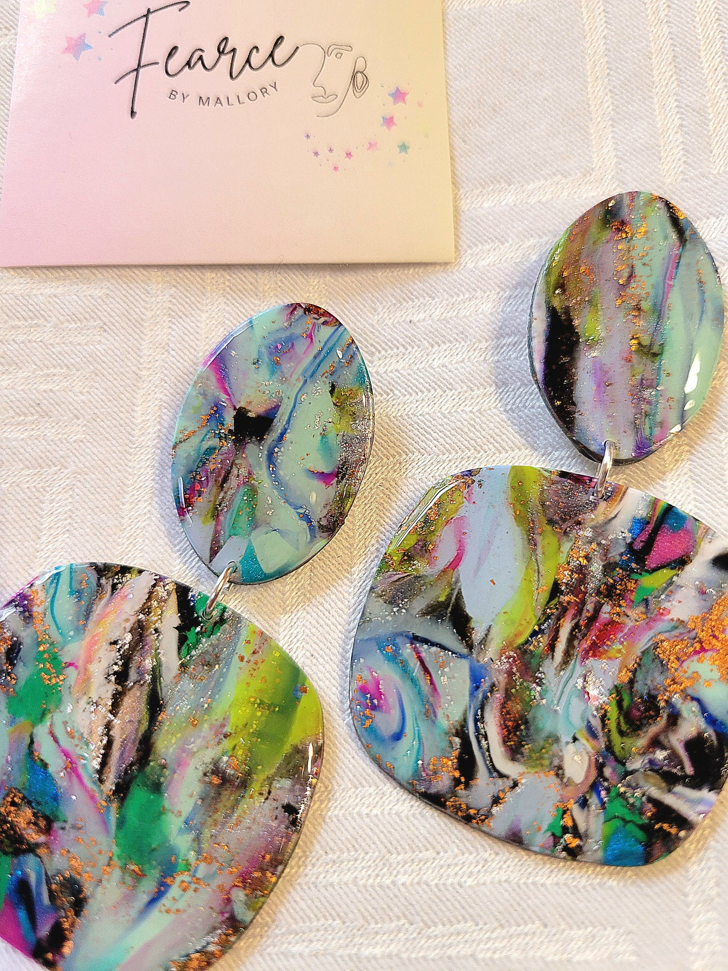Electric Multicolor Earrings