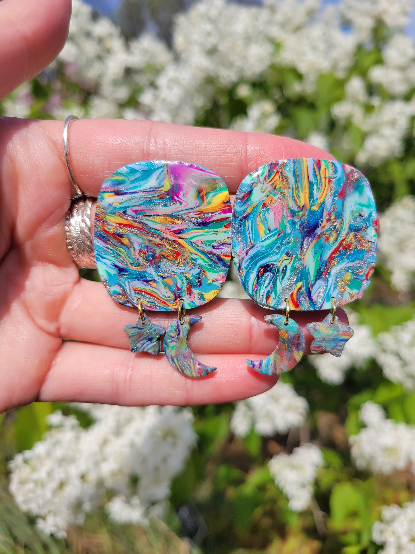 Mystical Rainbow Earrings