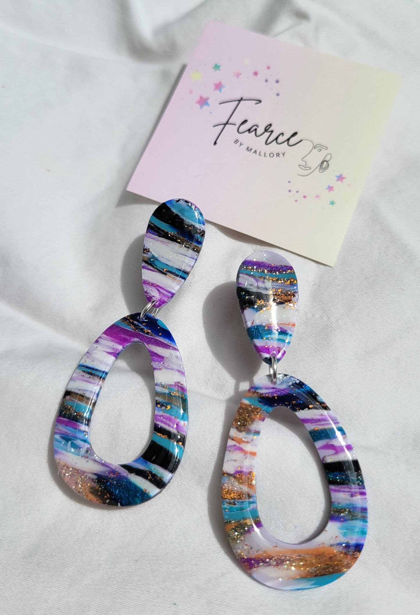 Summer Glam Hoops