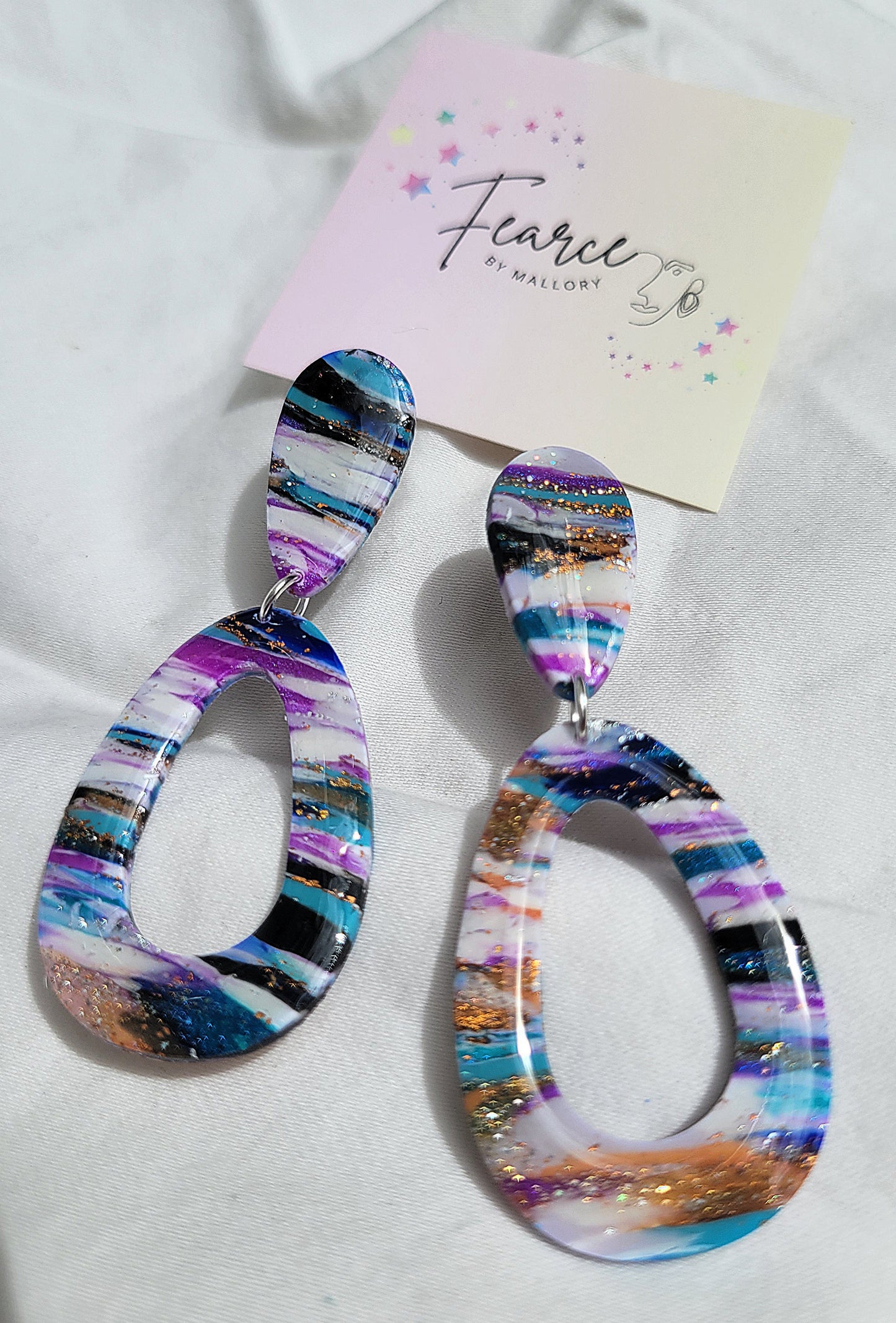 Summer Glam Hoops