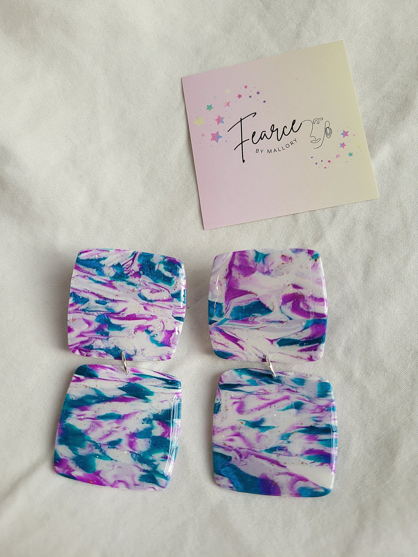 Mermaid Swirl Earrings (Large)