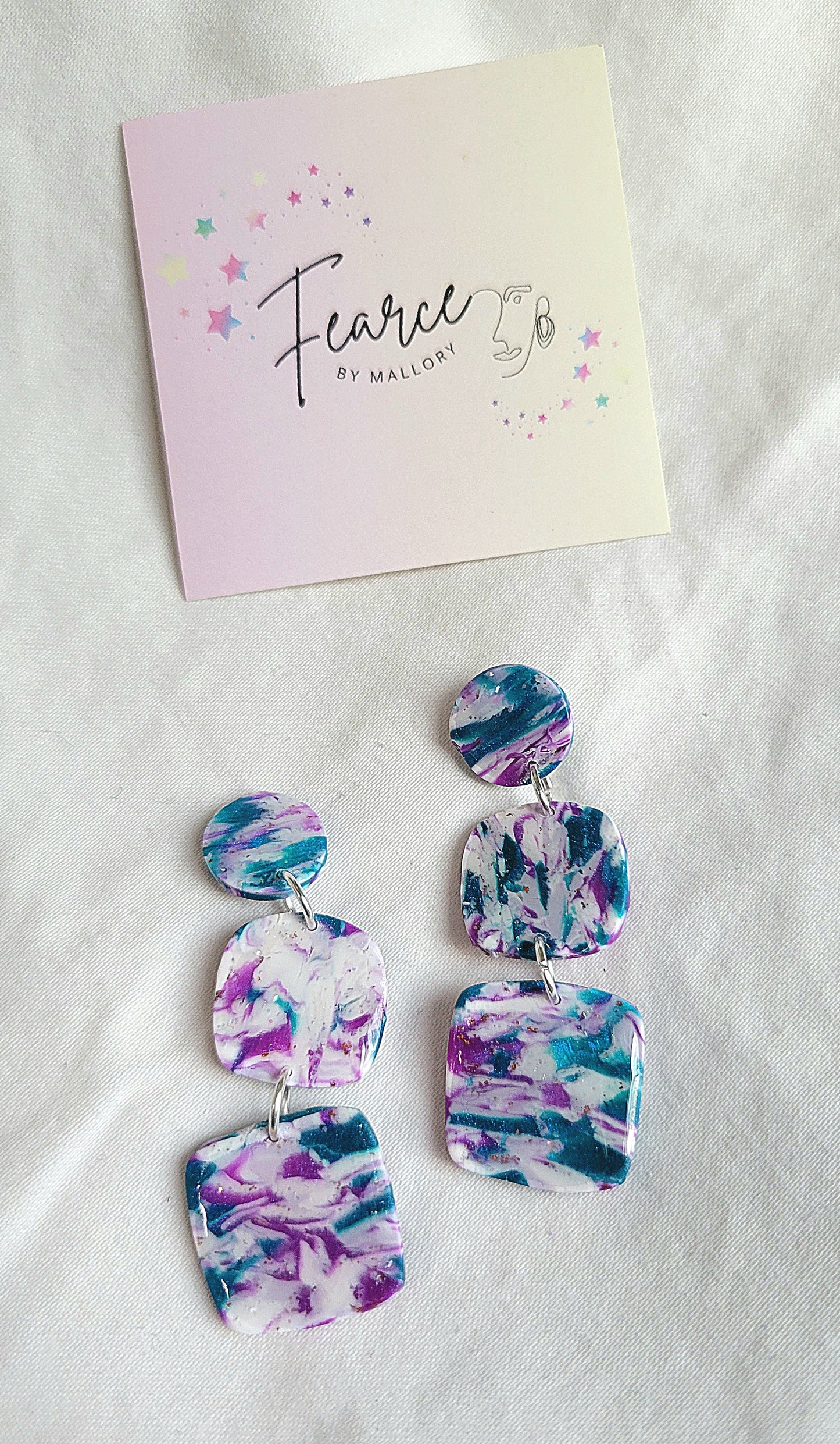 Mermaid Swirl Dangles