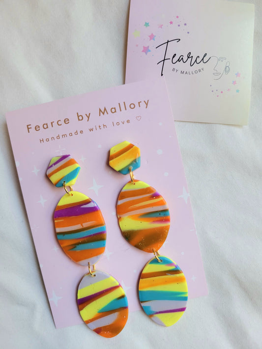Bright Beautiful Hanging Earrings