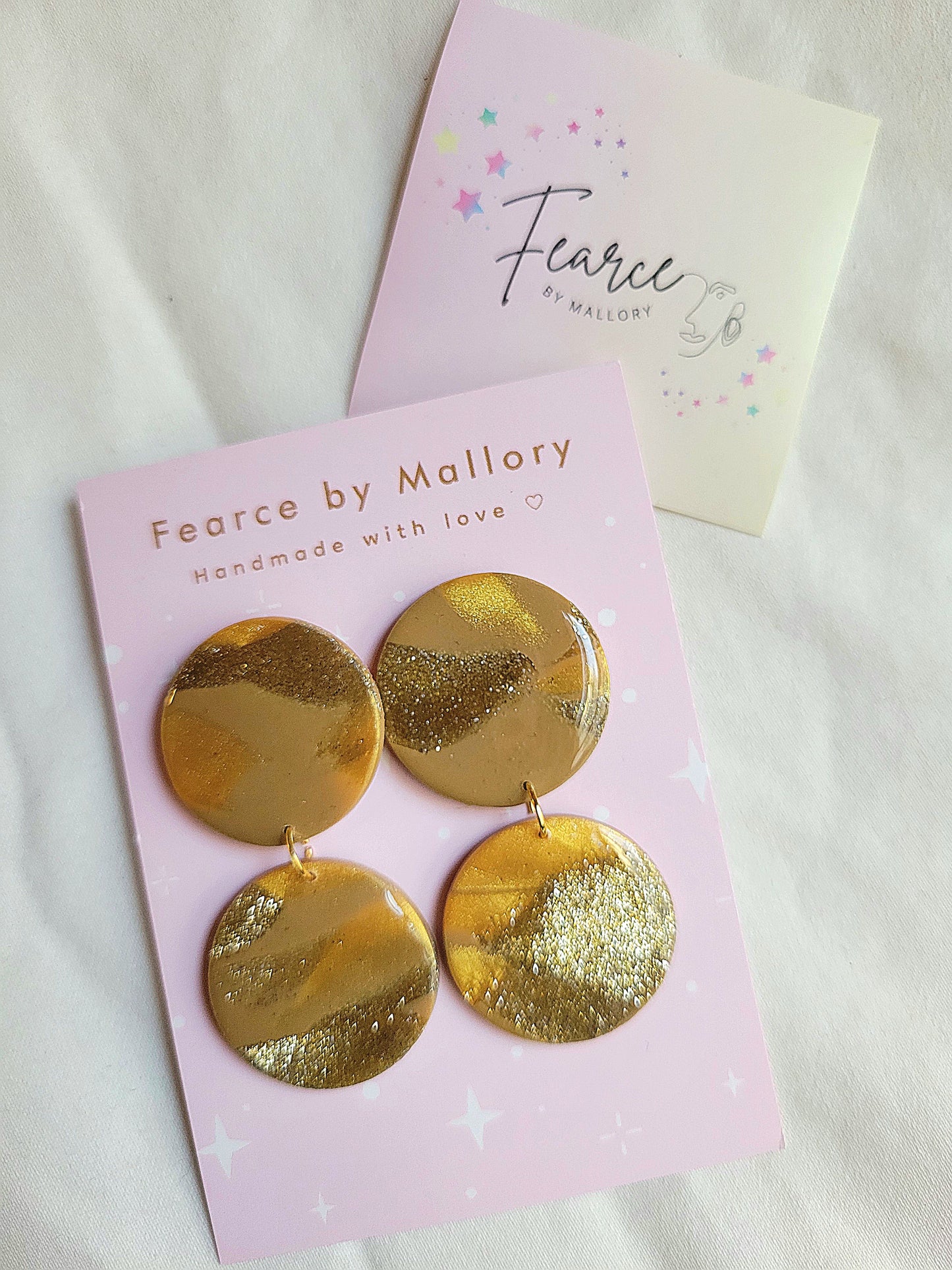 Glitter Gold Earrings
