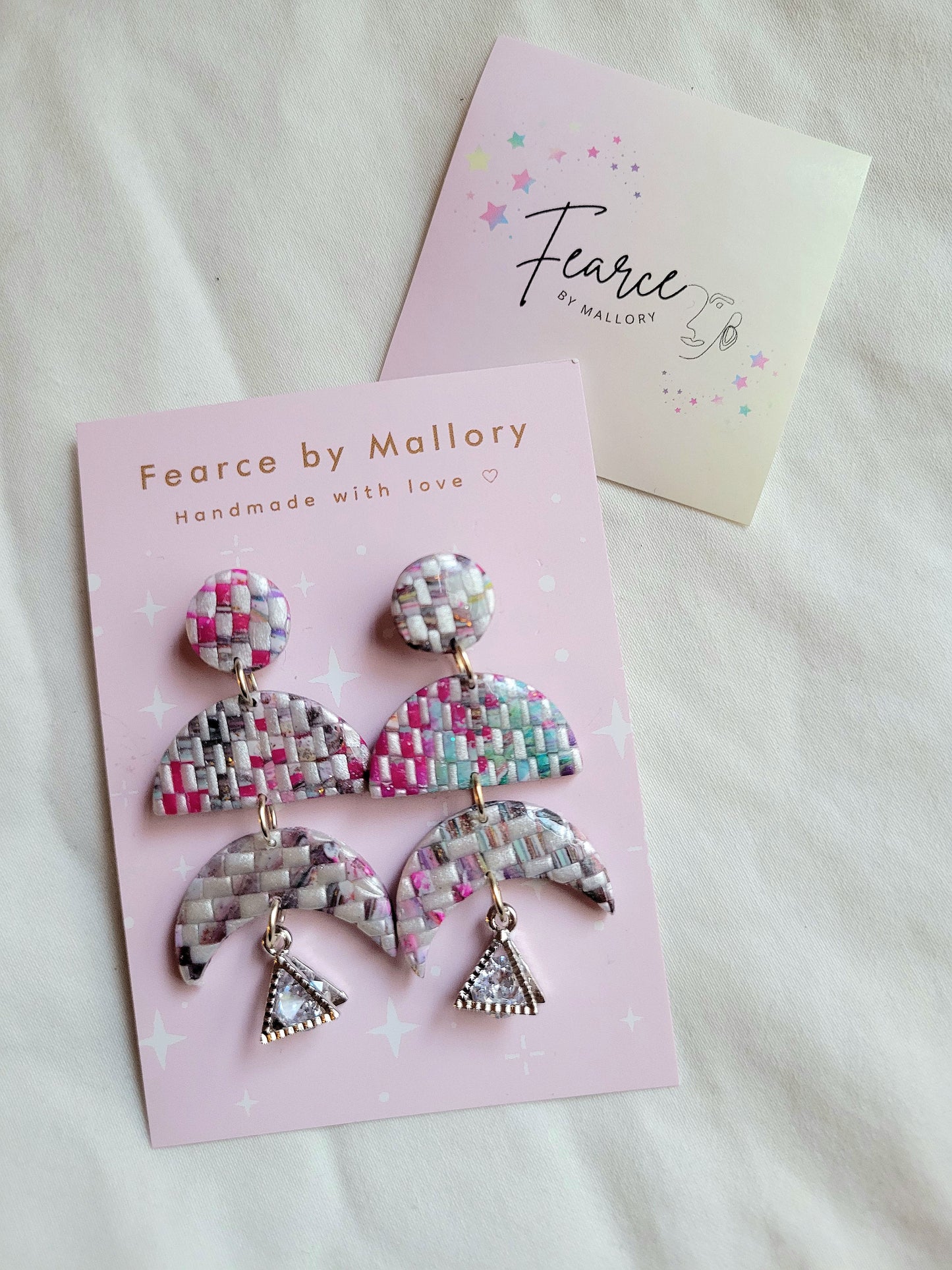 Pink Glam Dangles