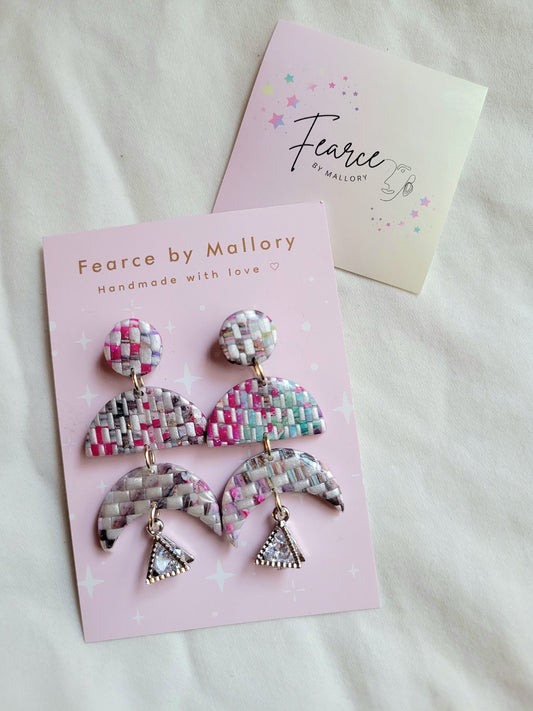 Pink Glam Dangles