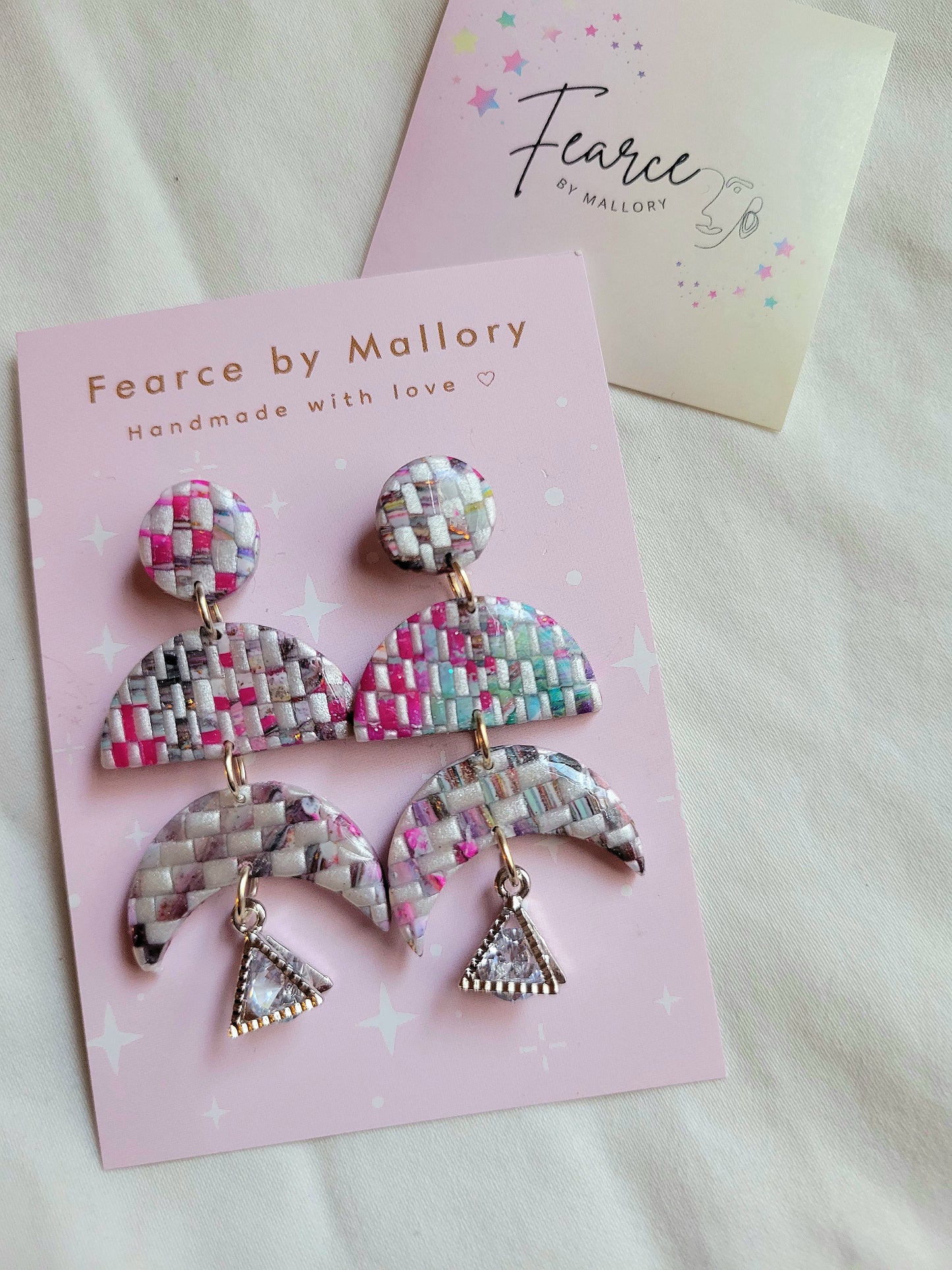 Pink Glam Dangles