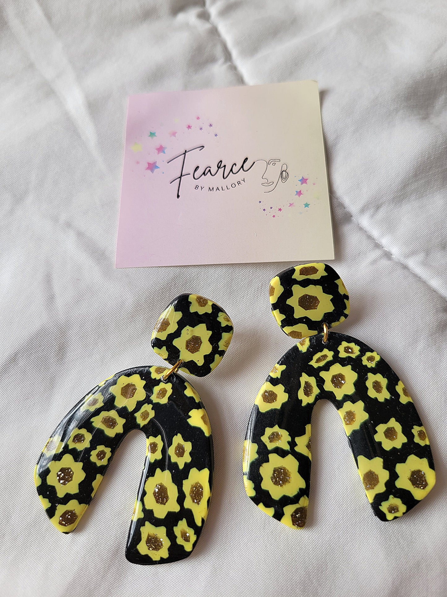 Sunflower Baby Earrings