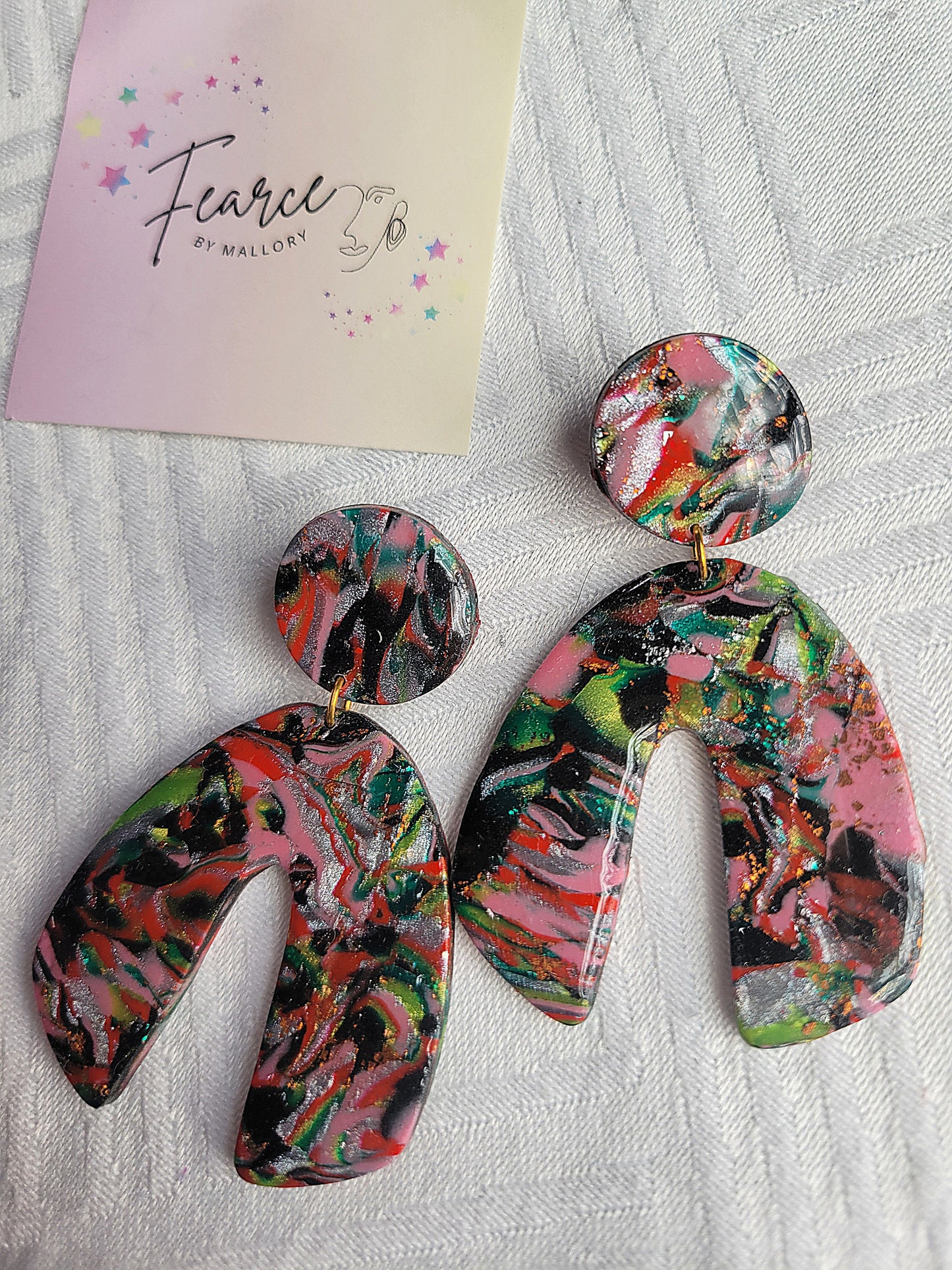 Mulitcolor Glam Earrings