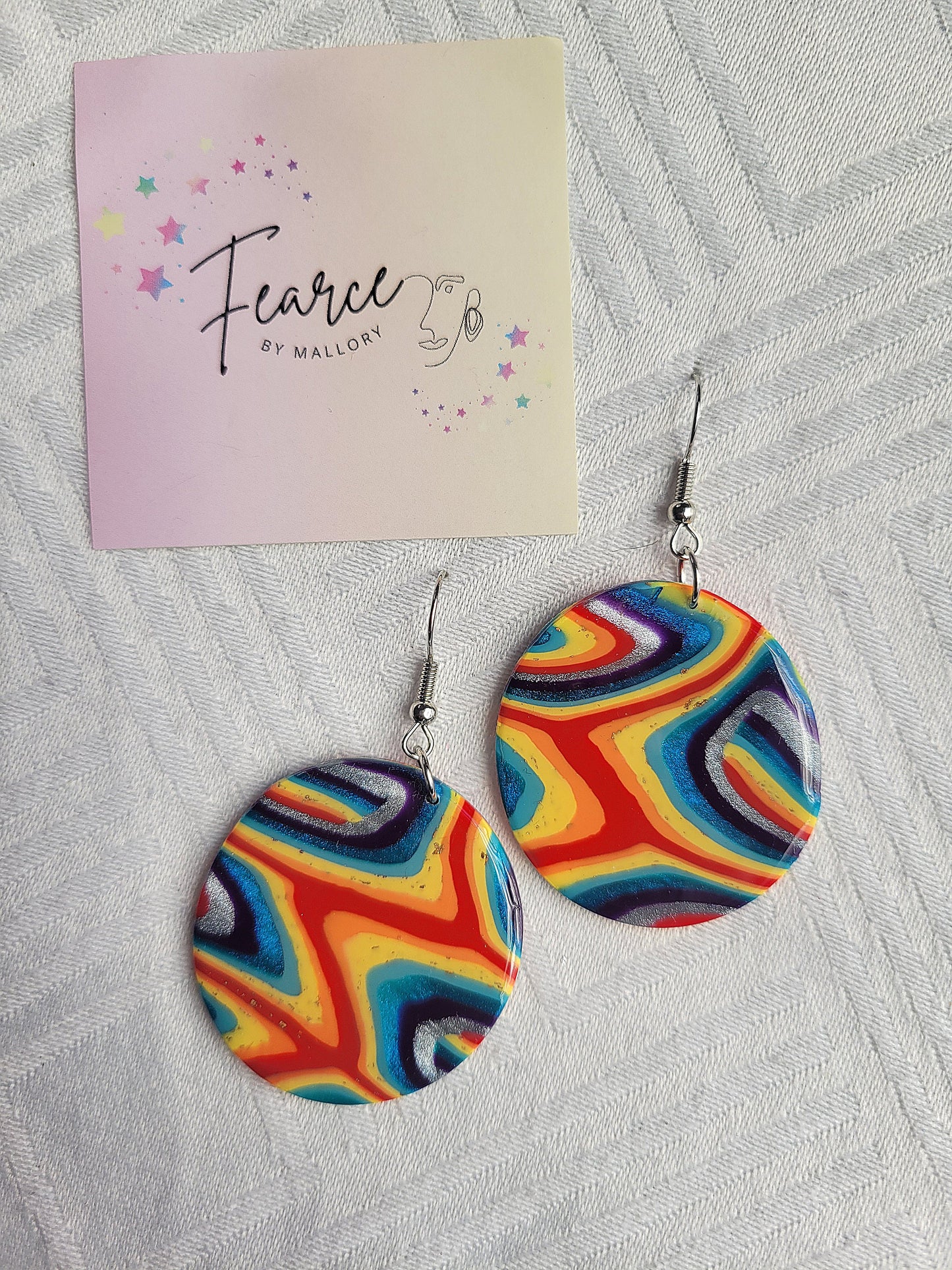 Rainbow Hippie Dangles