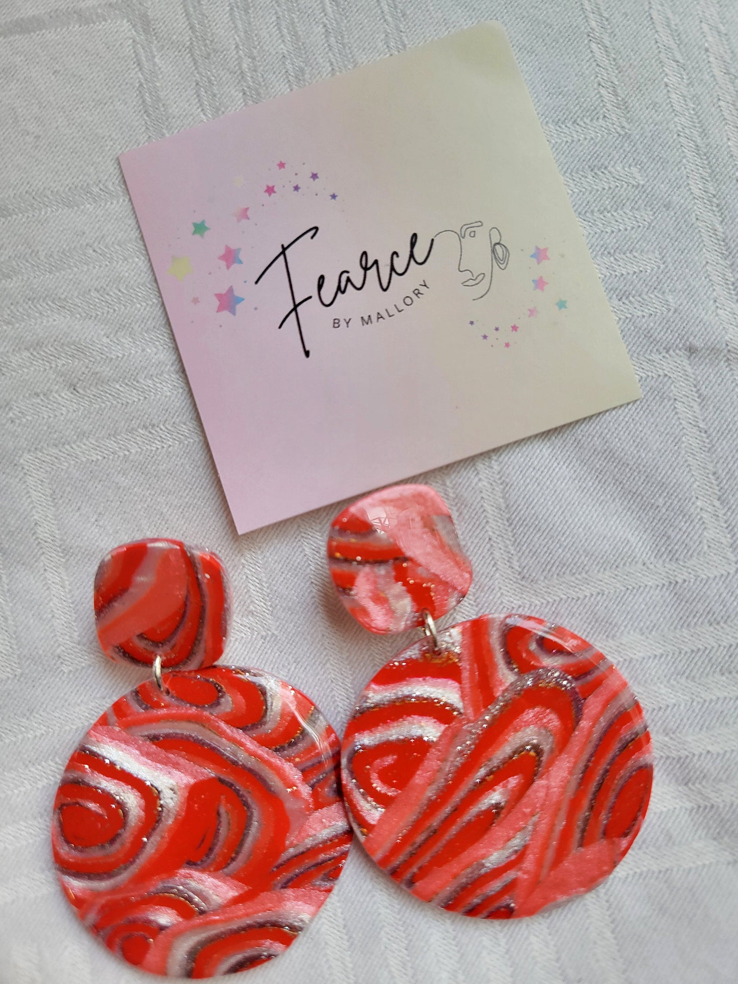 Red Love Earrings