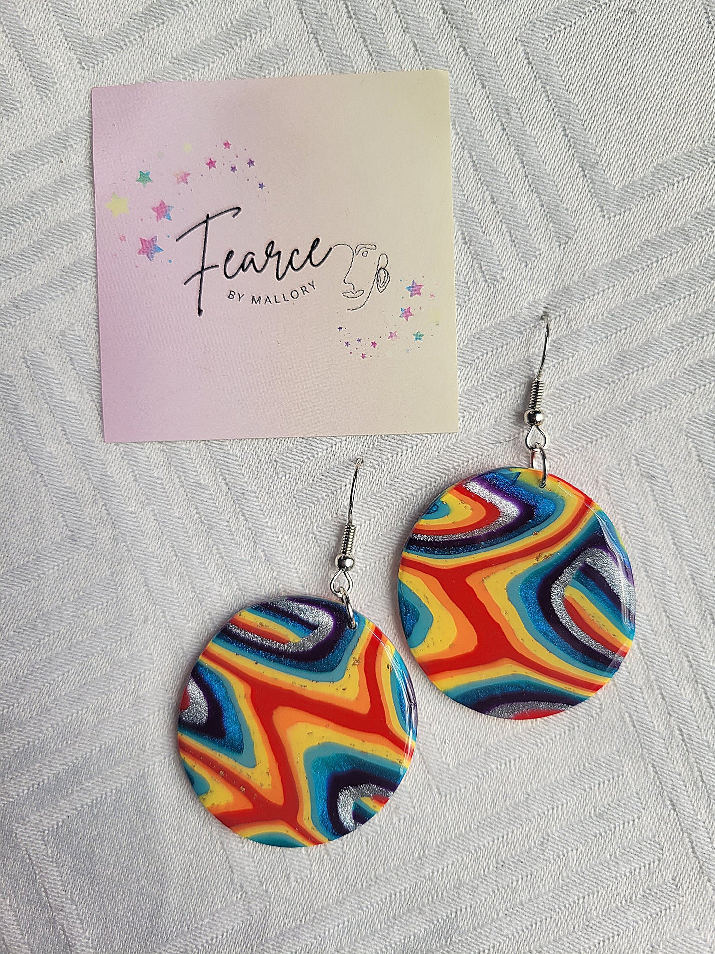 Rainbow Hippie Dangles