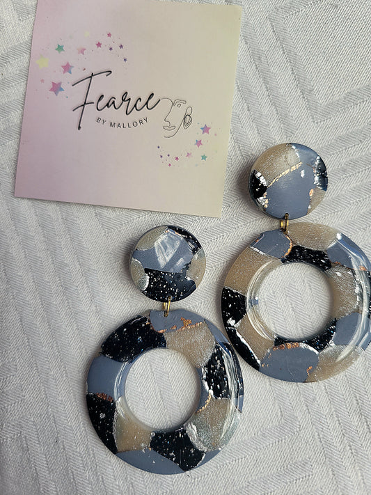 Sparkle Blue Earrings