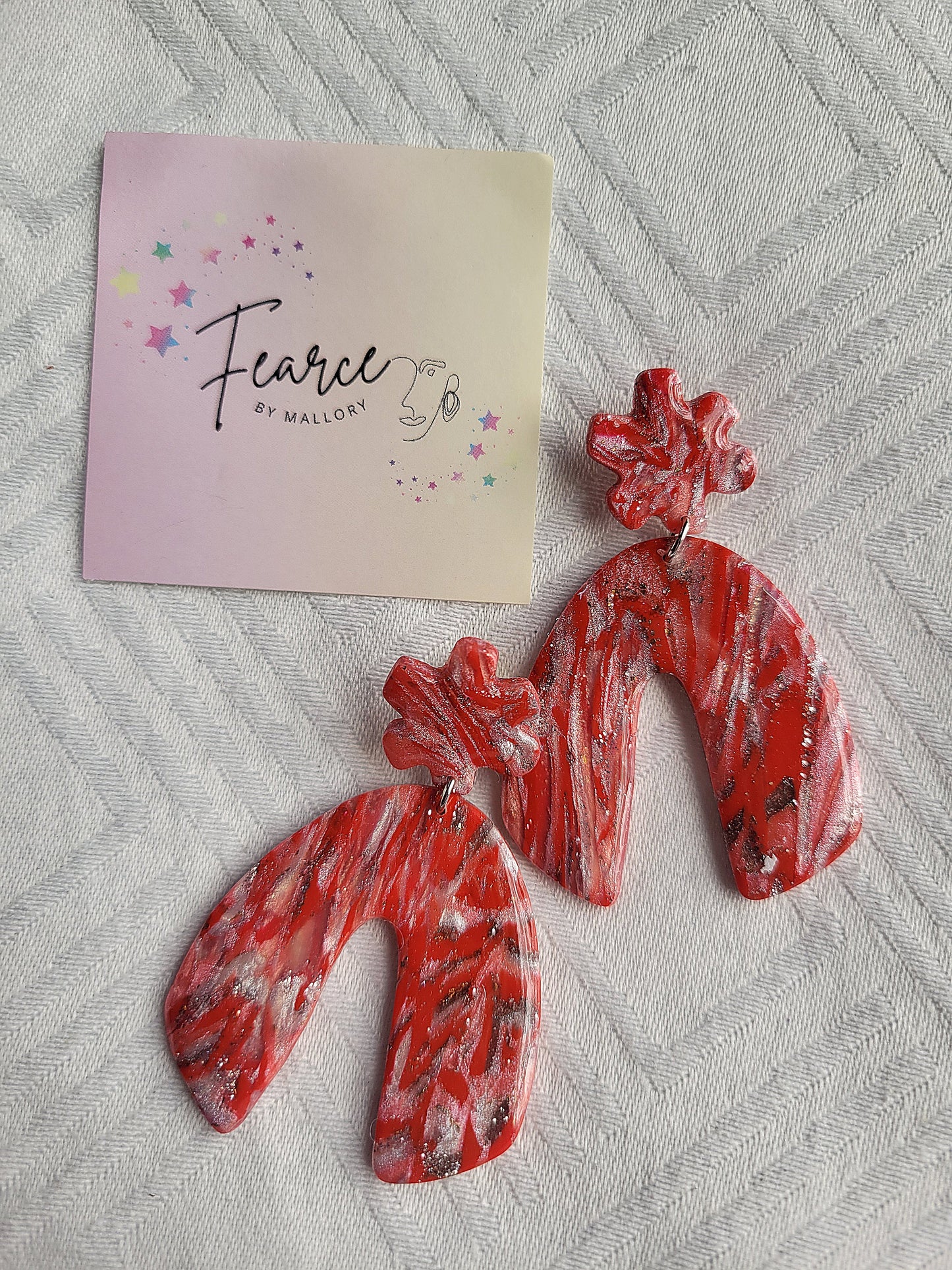 Red Lady Earrings