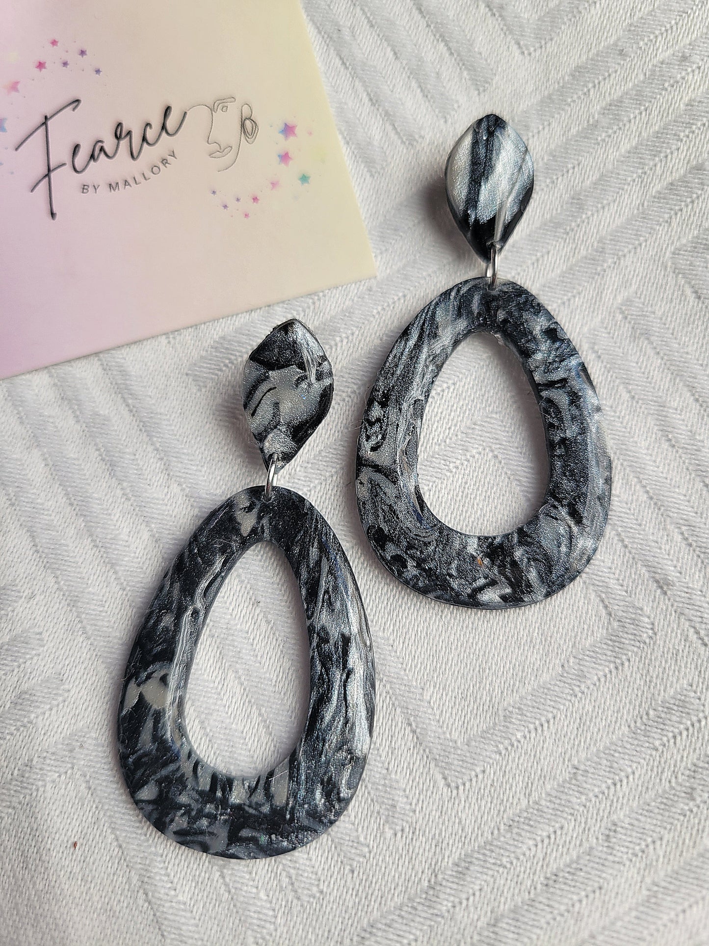 Quick Silver Hoop Dangles
