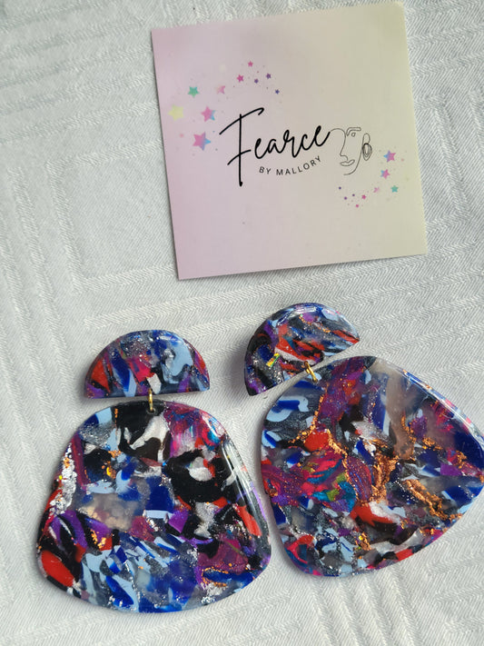 Bold Multicolor Earrings