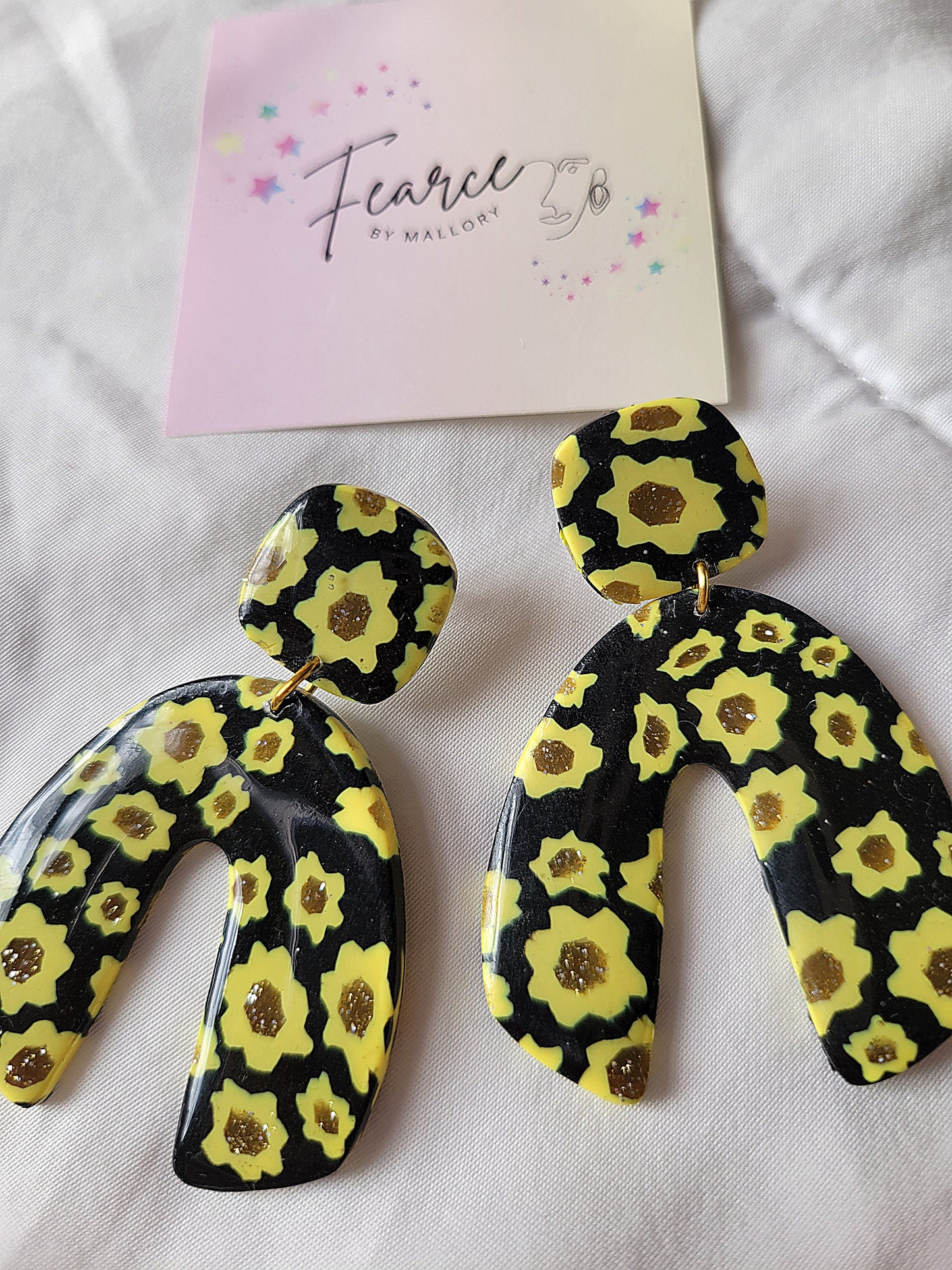 Sunflower Baby Earrings