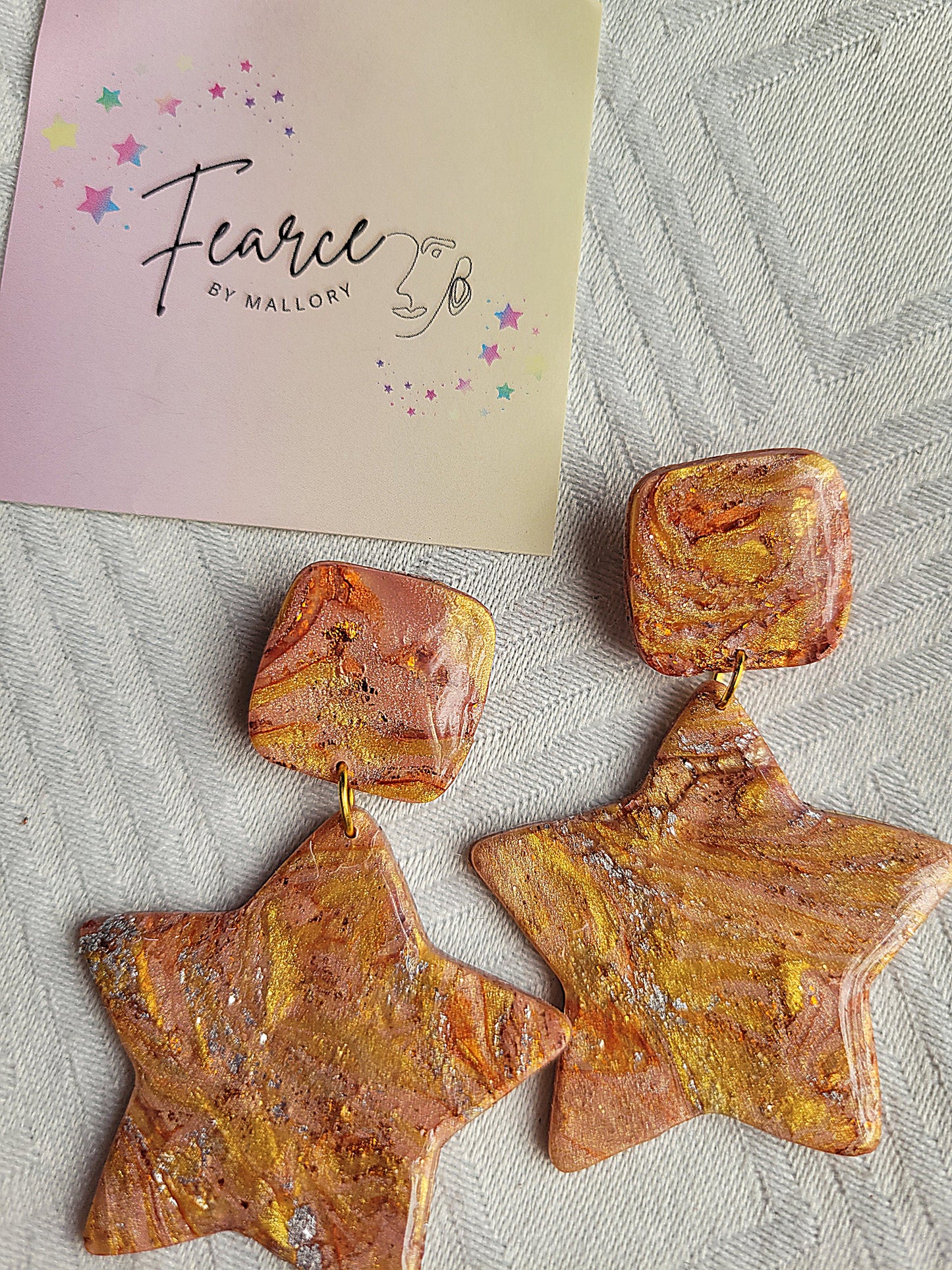 Honey Star Earrings