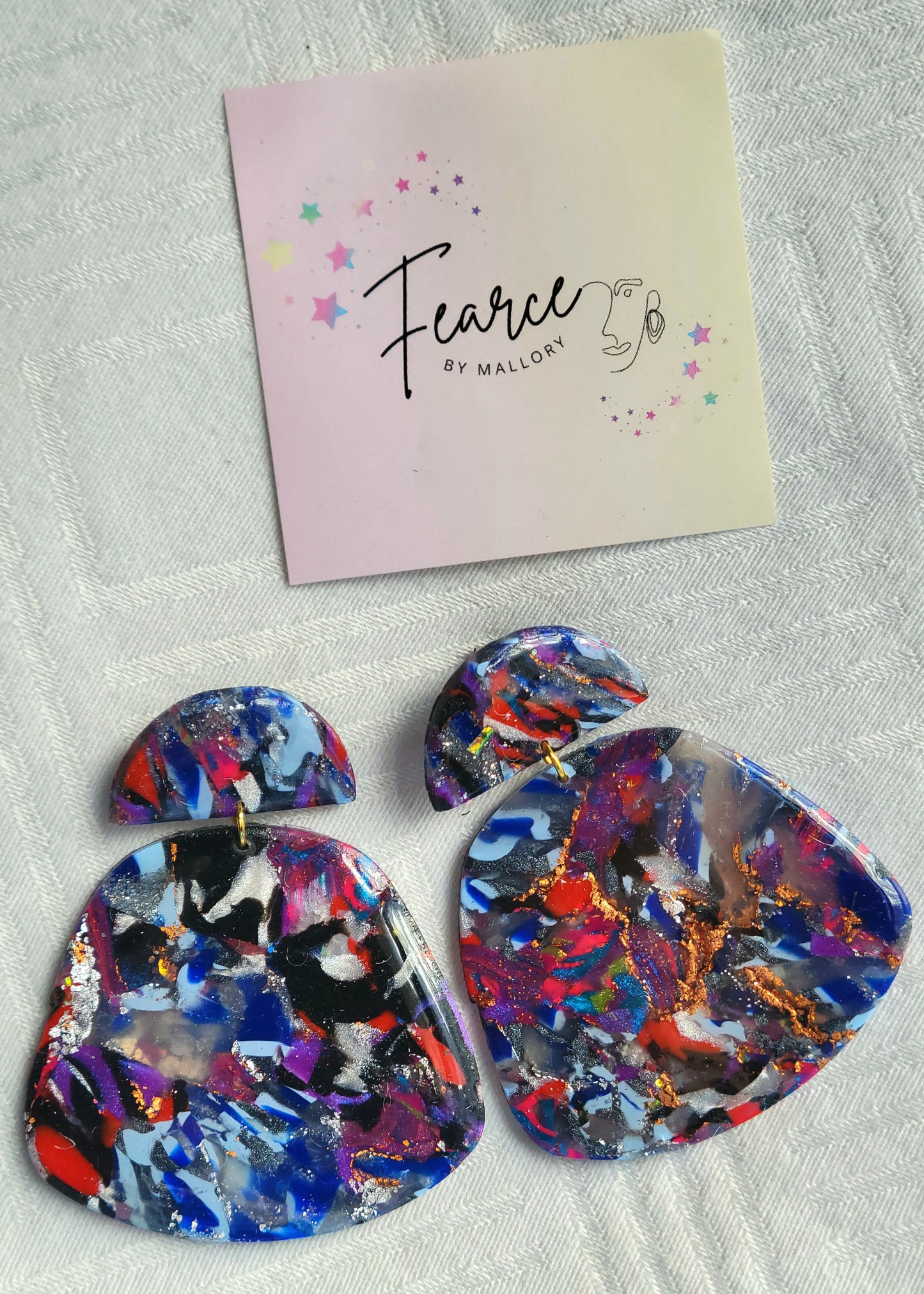 Bold Multicolor Earrings