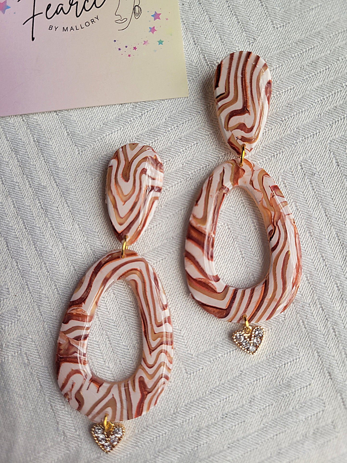 Latte Glam Dangles
