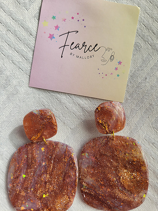 Golden Brown Sugar Earrings