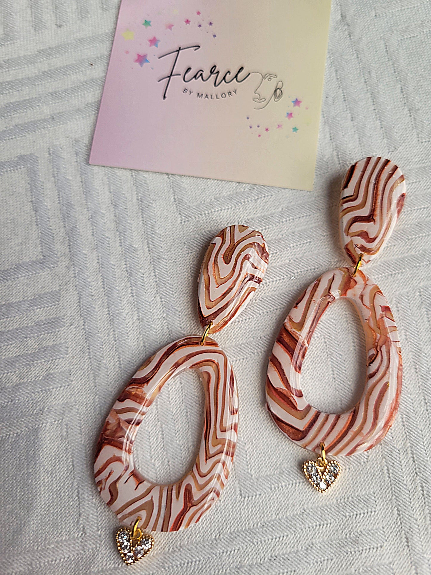 Latte Glam Dangles