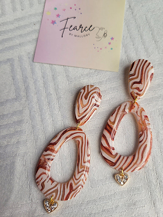 Latte Glam Dangles