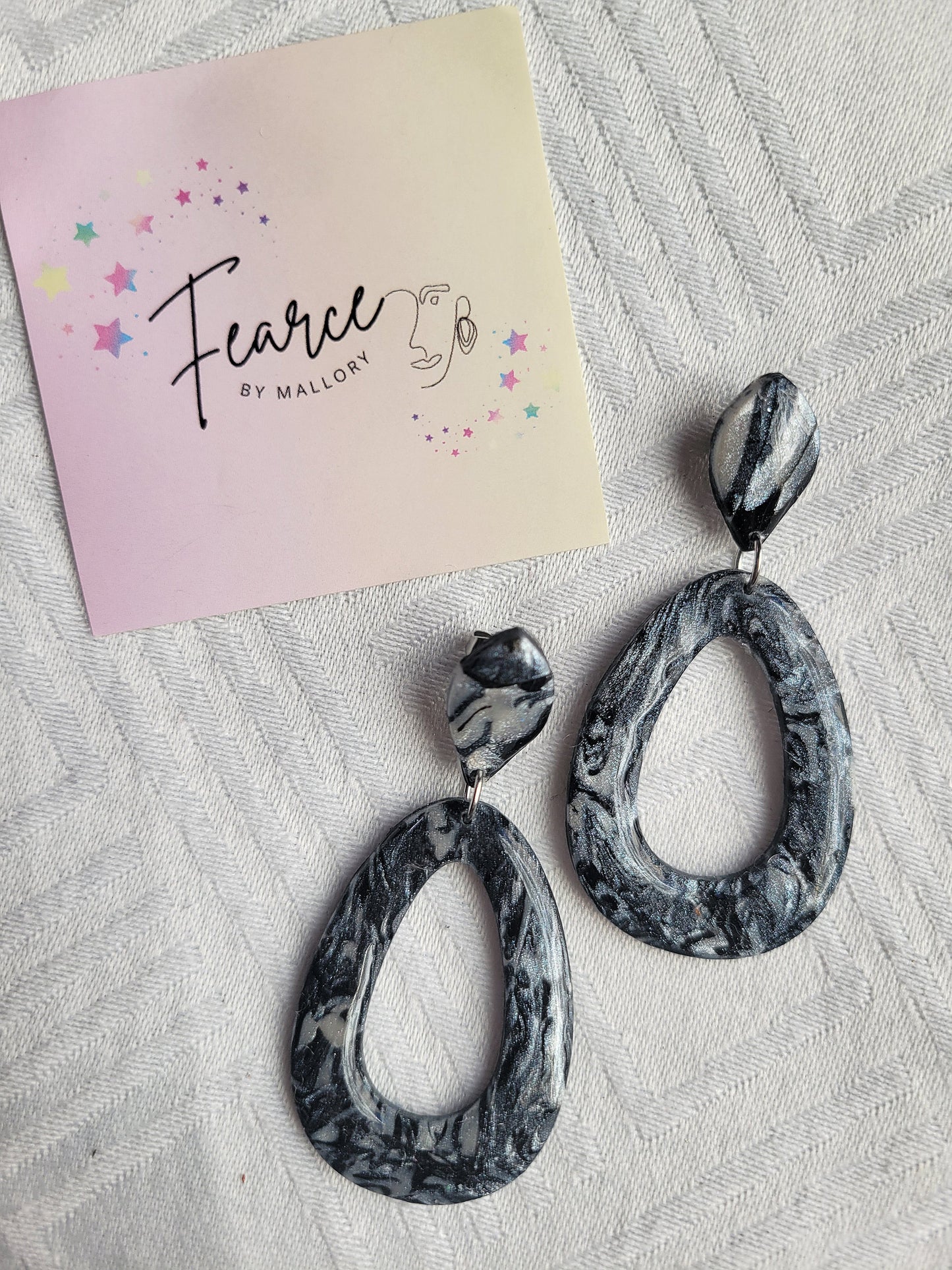 Quick Silver Hoop Dangles